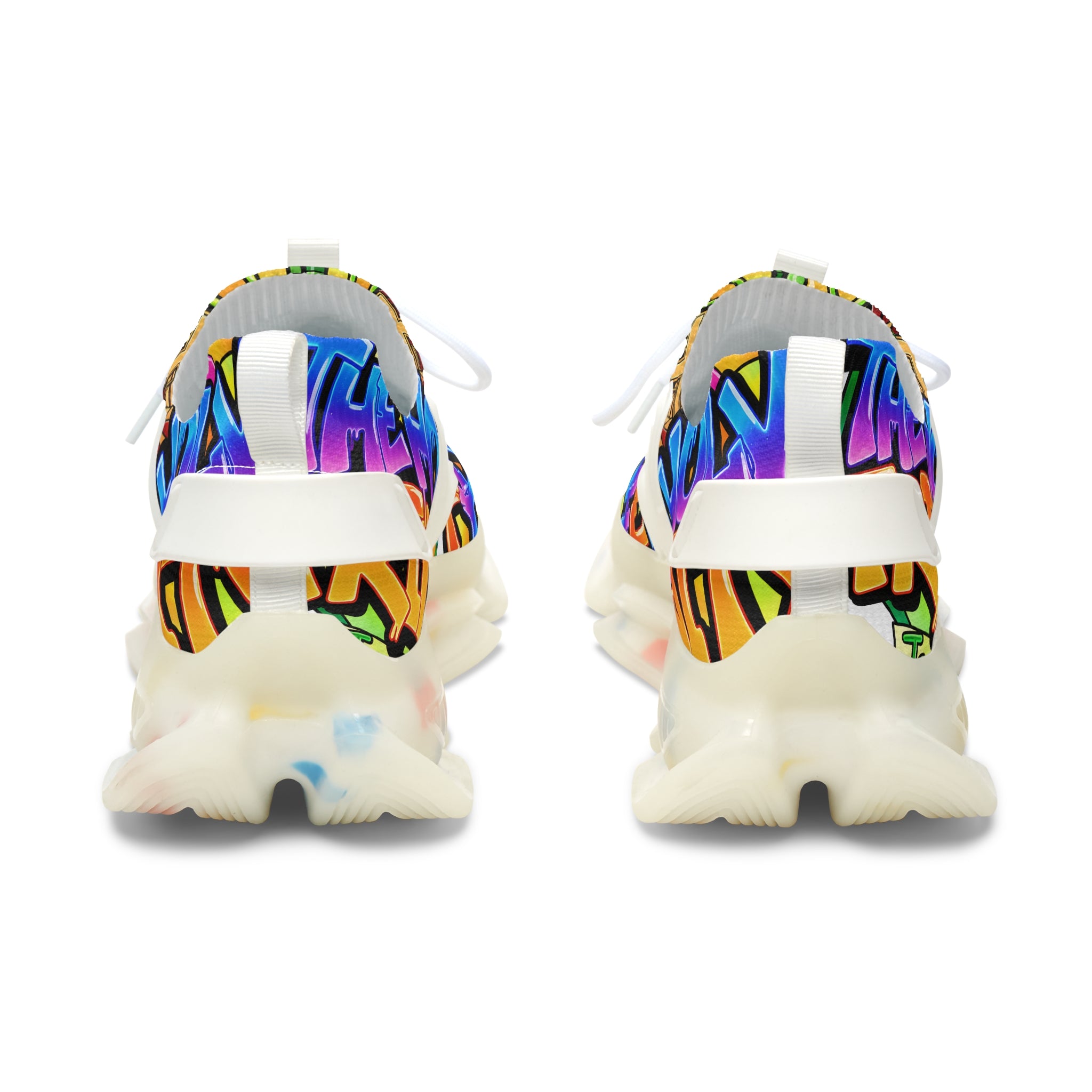 MEN'S Mesh Sneakers —" Holy Trinity " Colorful Graffiti Athletic Shoes