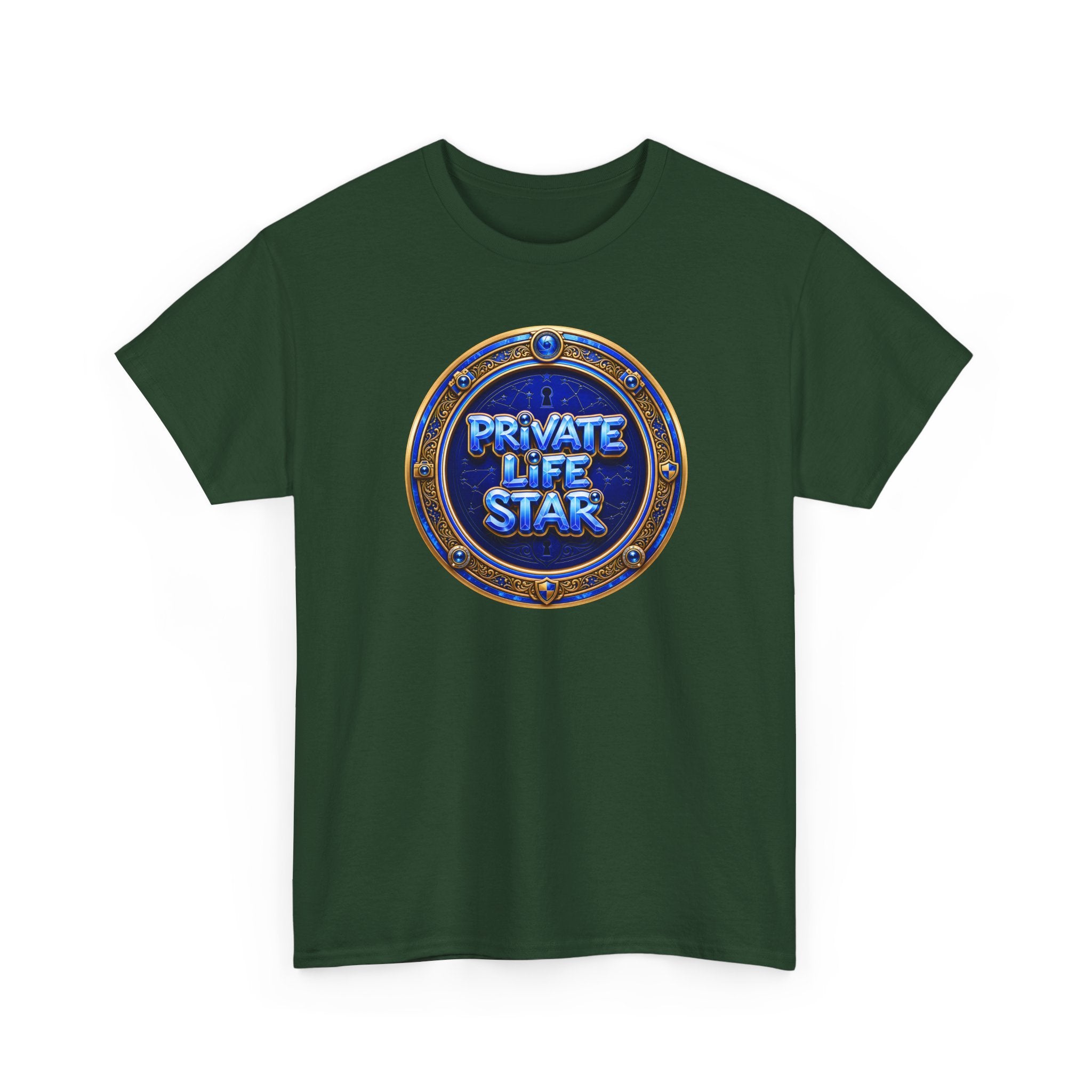 "Private Life Star" T-Shirt — Retro Badge Graphic Tee