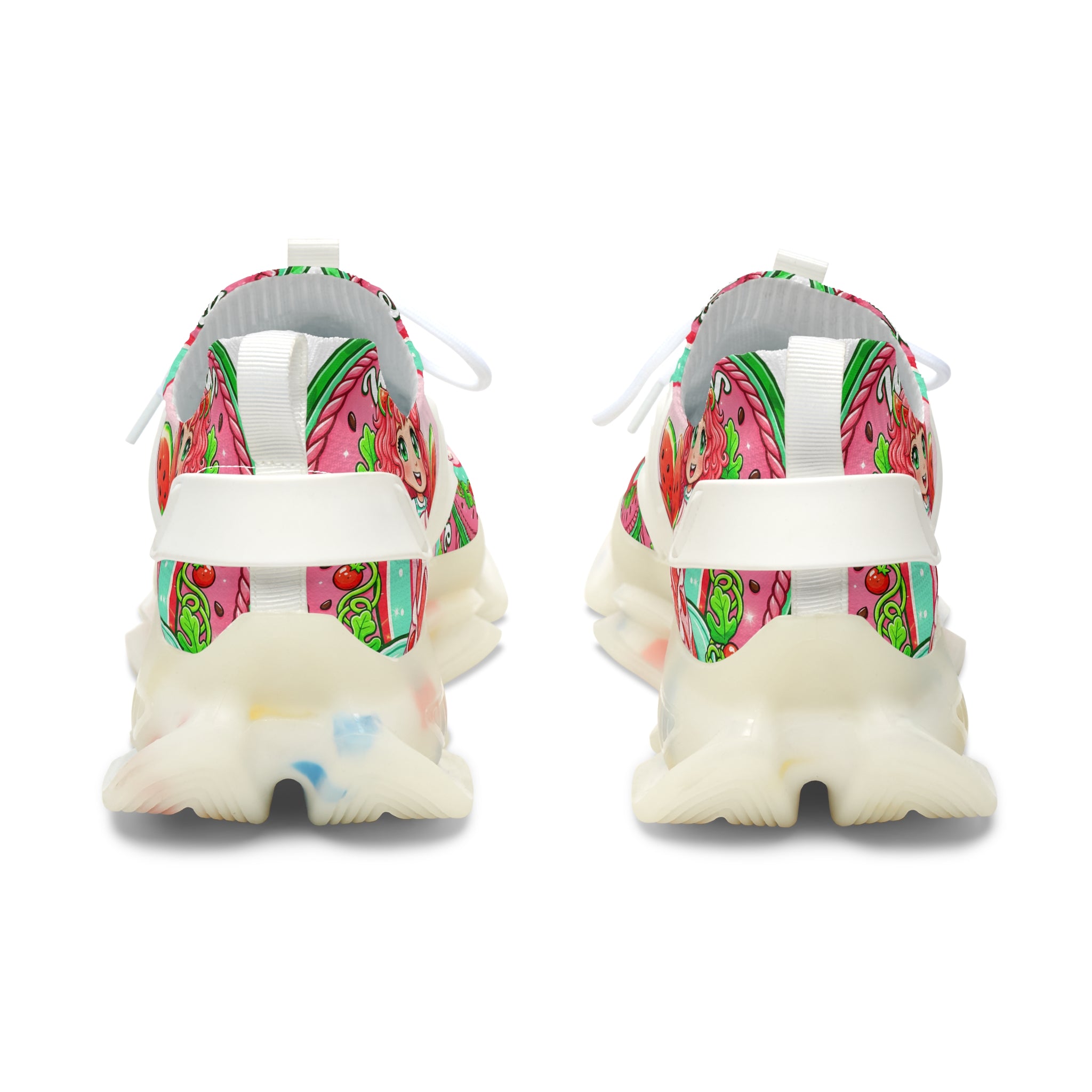 Women's Mesh Sneakers —" Watermelon Shortcake "Graphic Athletic Shoes
