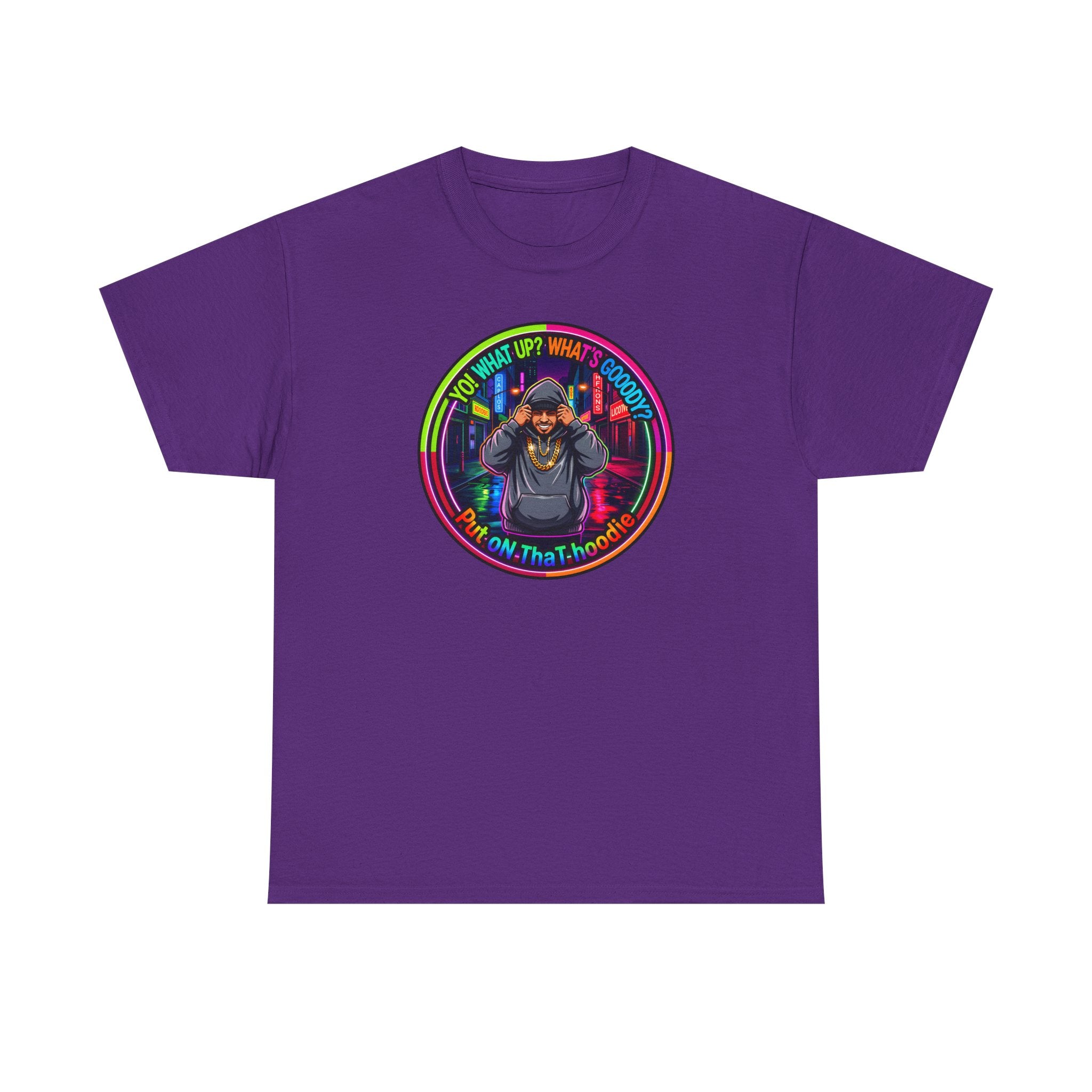 Men's T-Shirt Graphic- "Yo! What's up?  What's Goooody?"