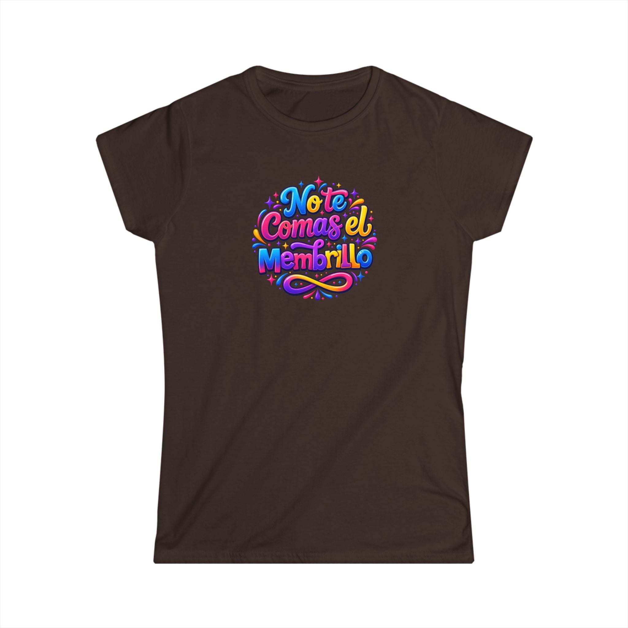 Women's Tee - 'No Te Comes el Mambo' Colorful Spanish Phrase Graphic