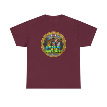T-Shirt — "Just Say No to the Puffy Juice" Retro Anti-Vape Graphic Tee
