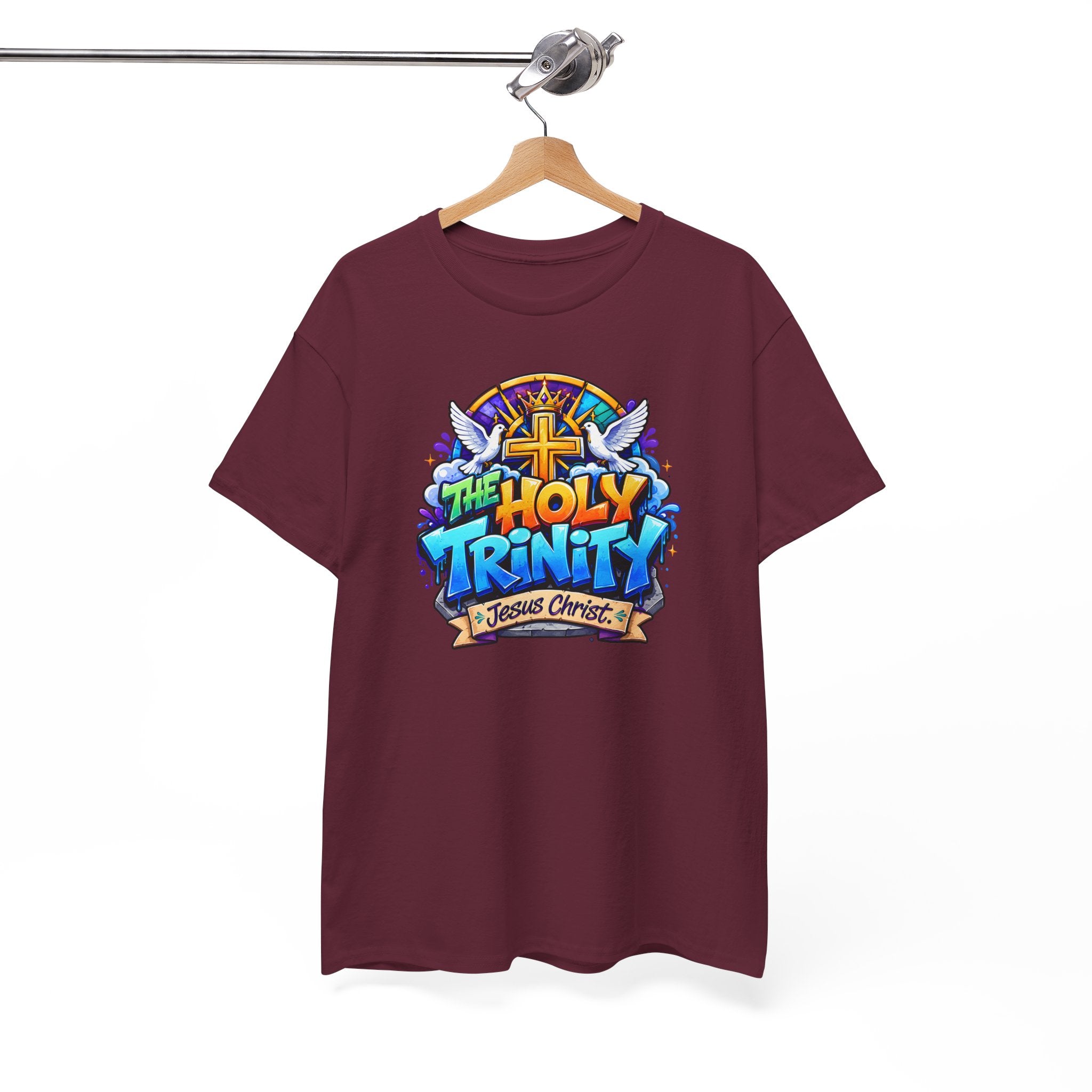 Christian Tee - "The Holy Trinity" Church Youth Graphic T-Shirt