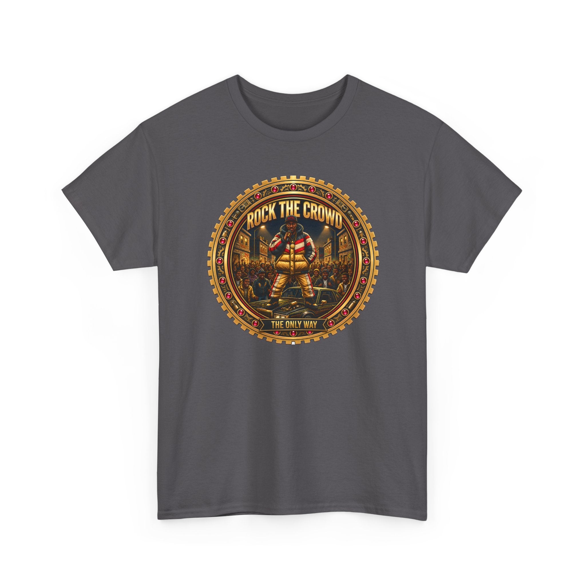 "Rock the Crowd" Tee — Vintage Concert Graphic Shirt