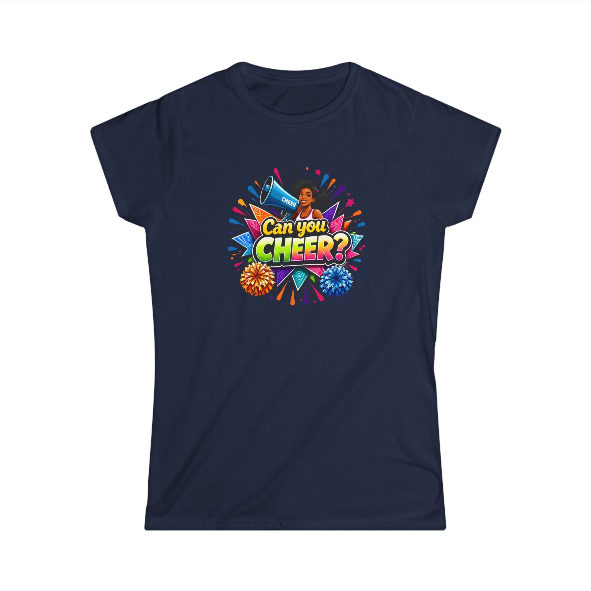 Can You Cheer? Cheerleader Graphic Tee — Women's Cheerleading T-Shirt