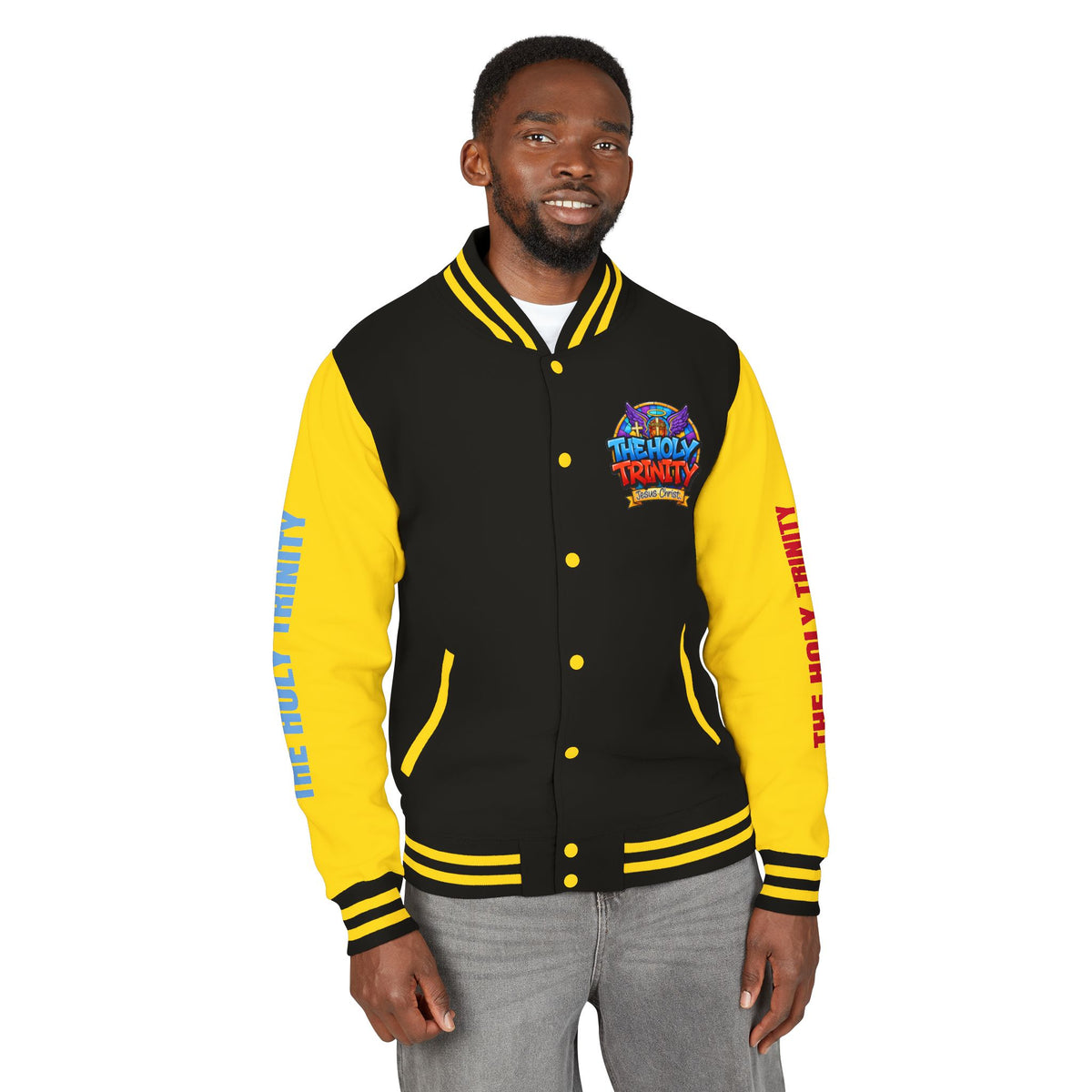 Letterman Jacket — "The Holy Trinity" Christian Varsity Jacket