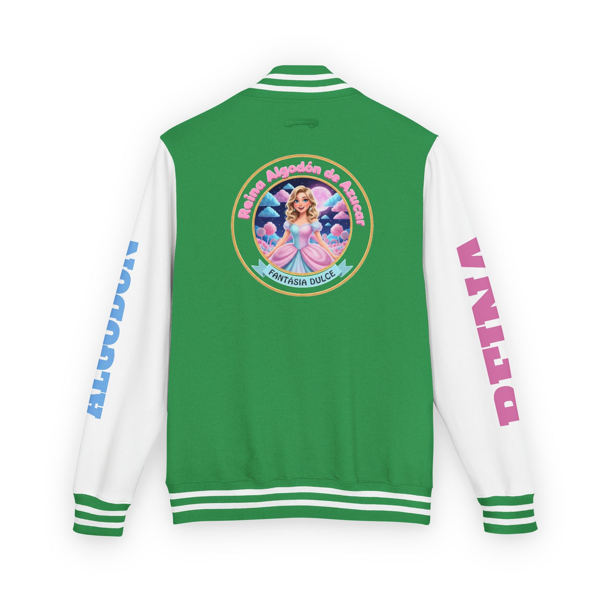 Letterman Jacket — Reina Algodón de Azucar-  Circle Logo