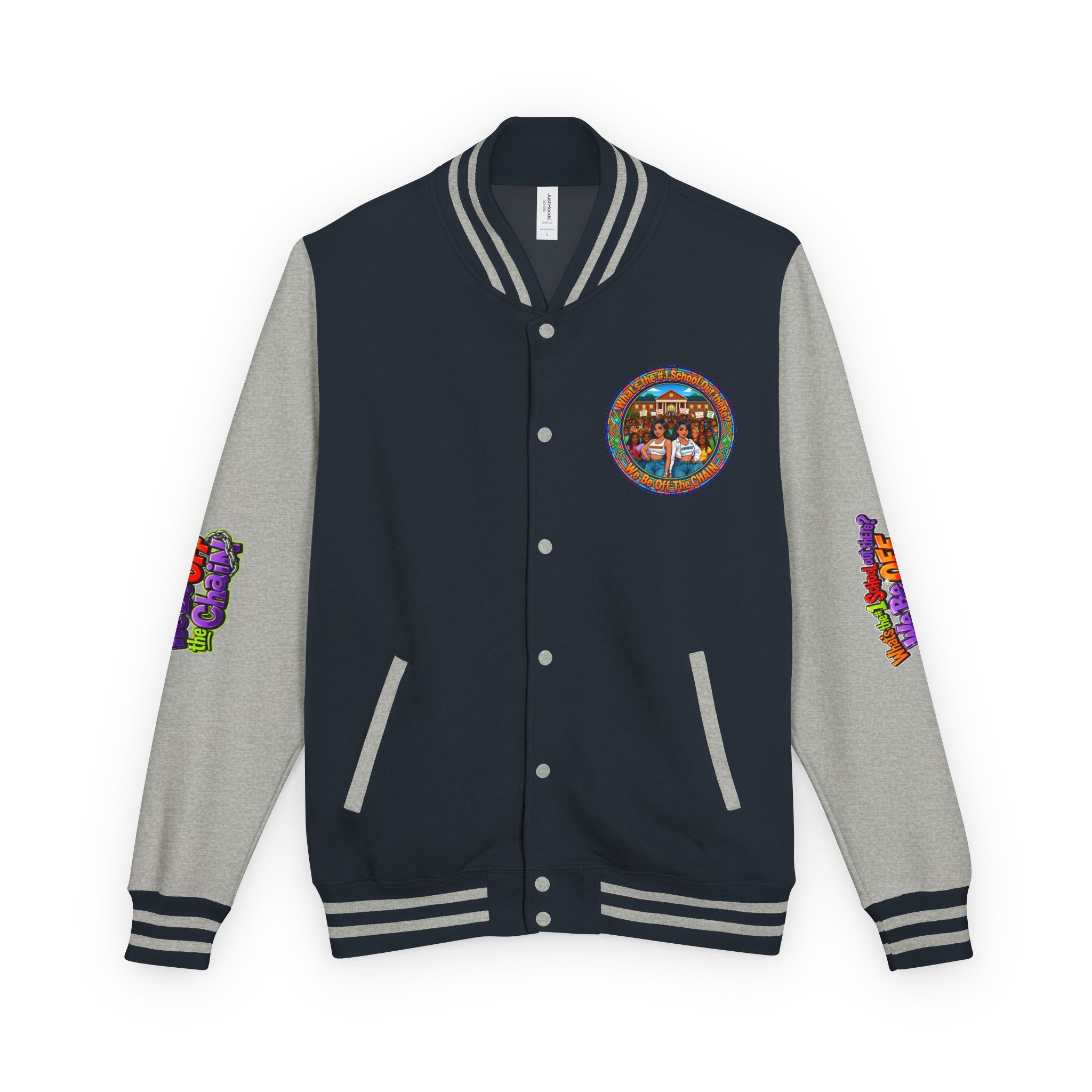 Letterman Jacket — Retro High School Crew Design (We’ll Be Off the Chain)