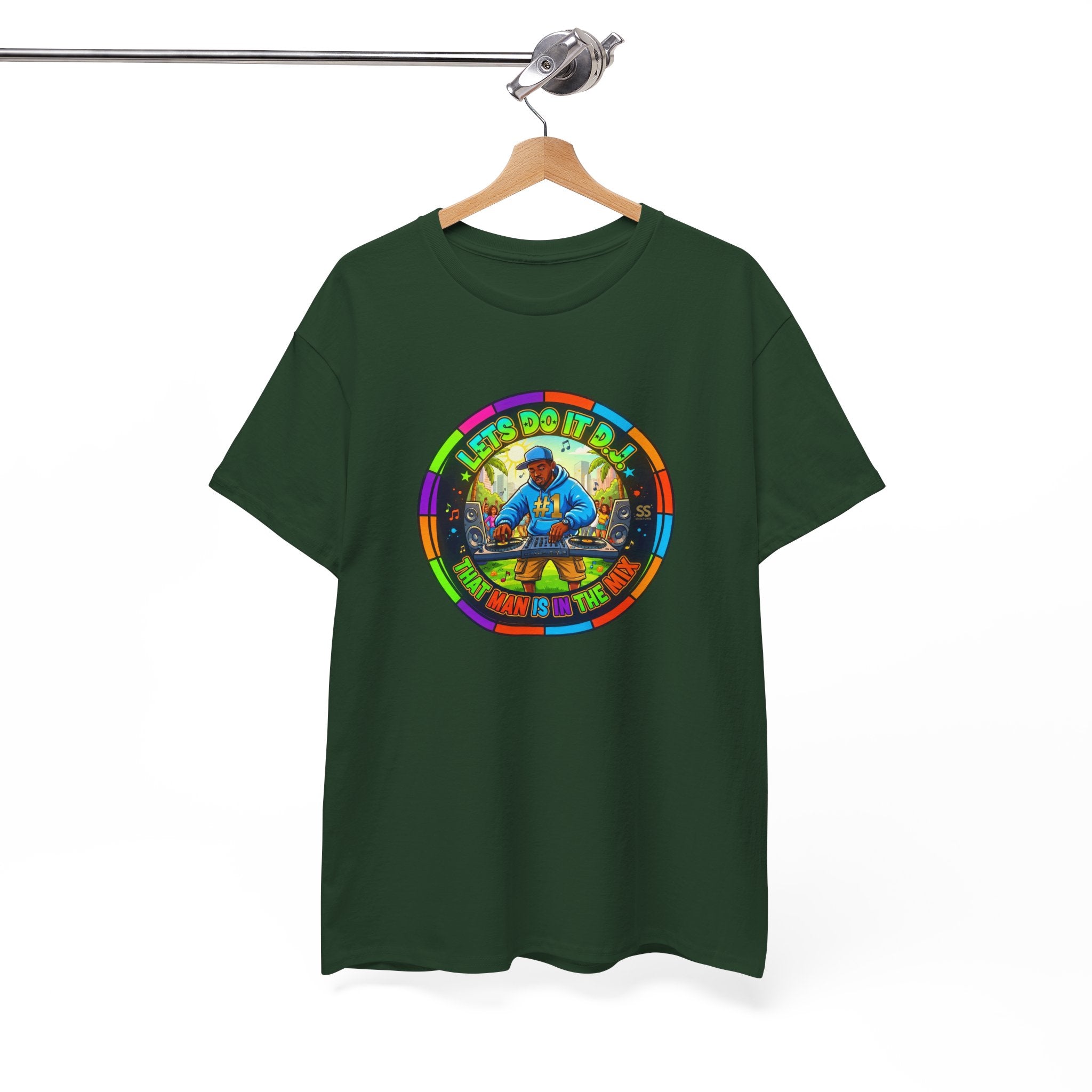 T-Shirt — "Let's Do It Dj!" Retro Camper Road Trip Graphic Tee