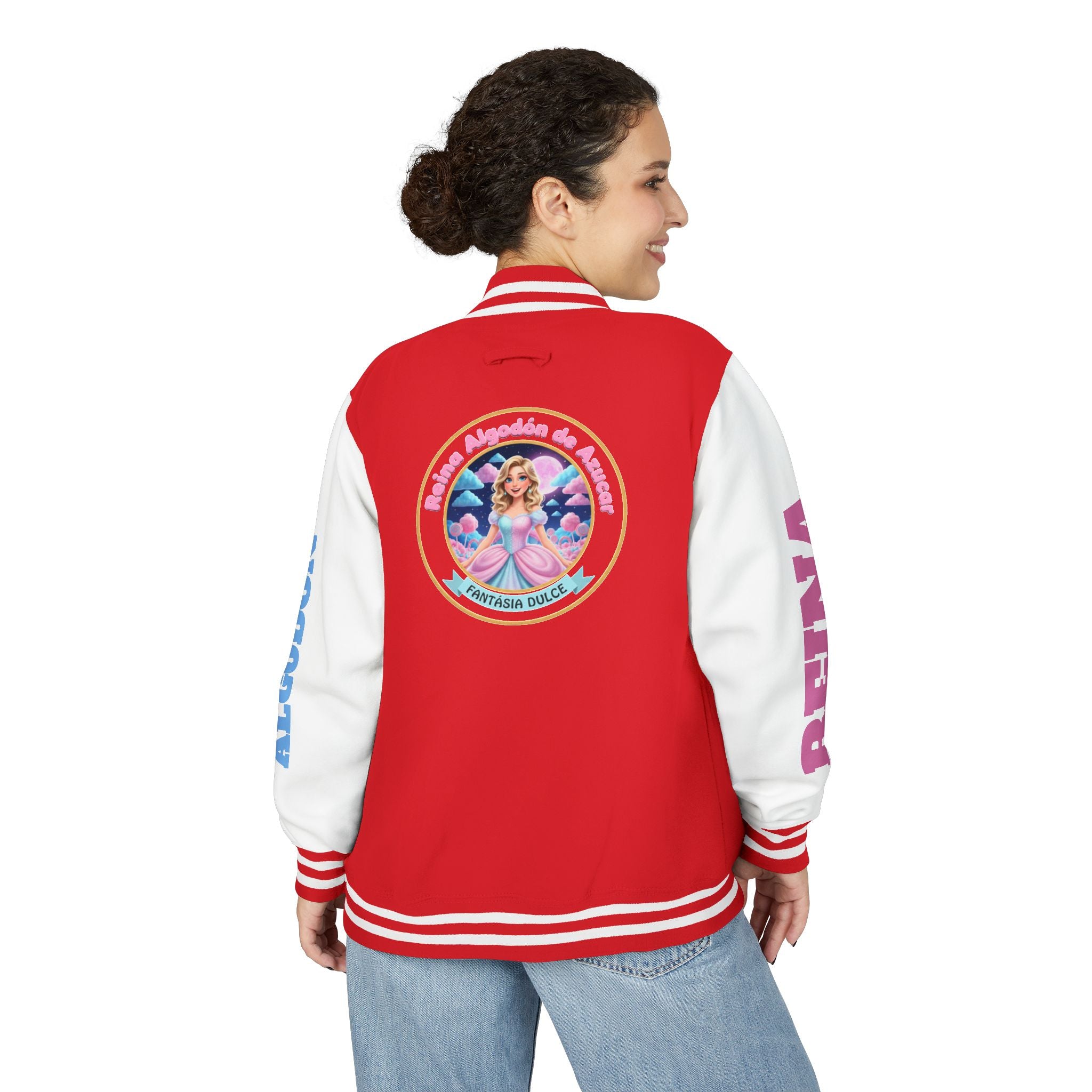 Letterman Jacket — "Reina Algodón de Azucar"-  Circle Logo