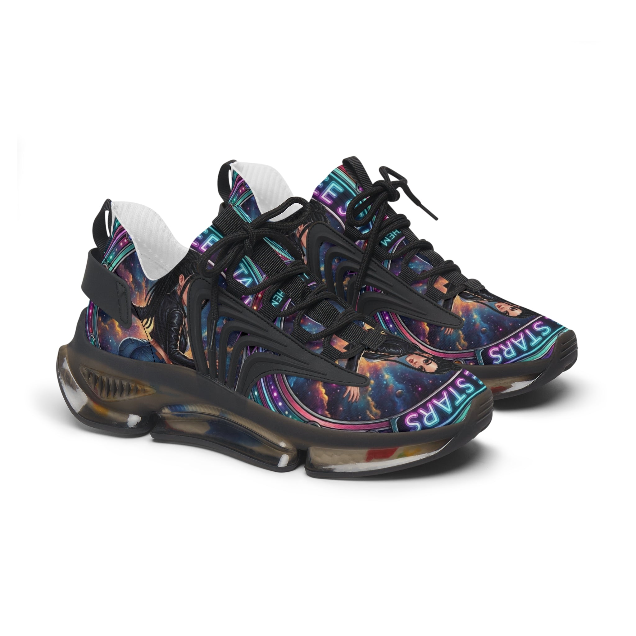 Women's Mesh Sneakers — Galaxy 'I See Stars' Athletic Shoes