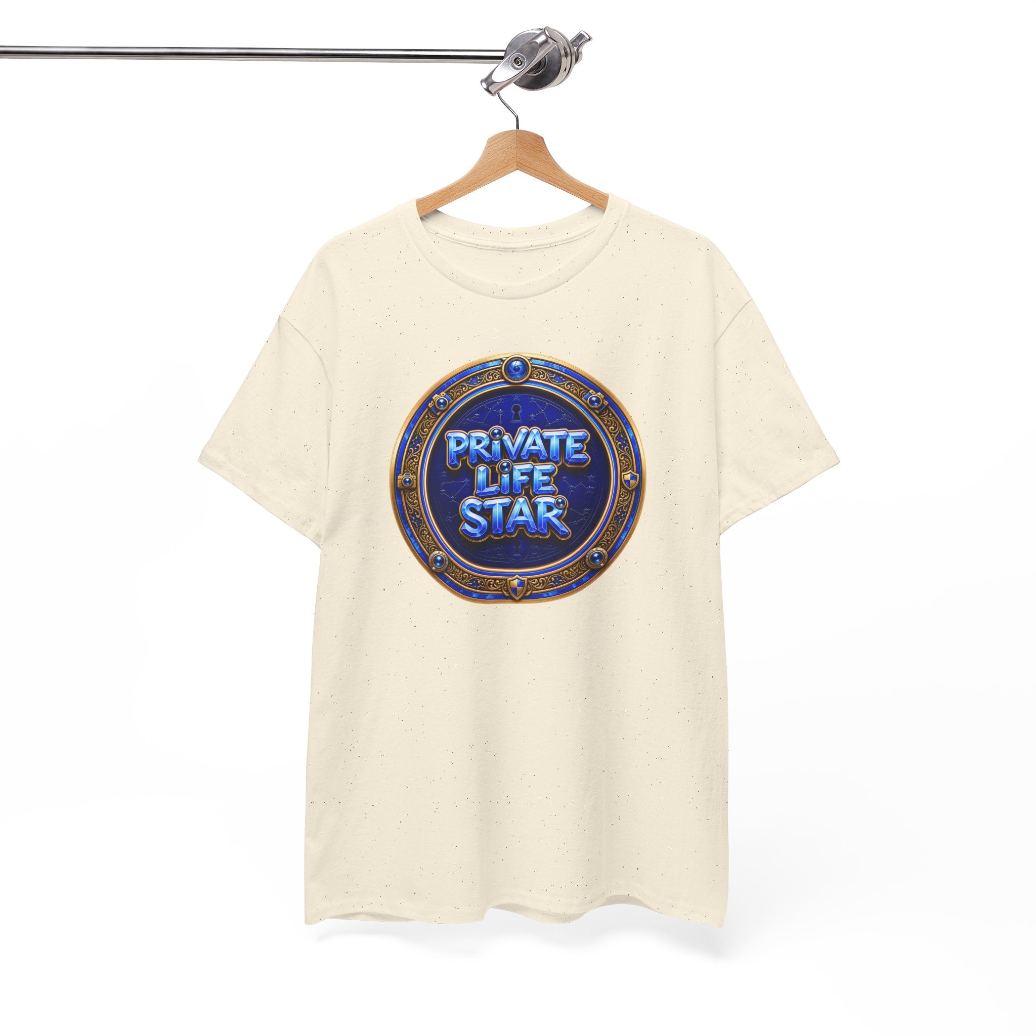 "Private Life Star" T-Shirt — Retro Badge Graphic Tee