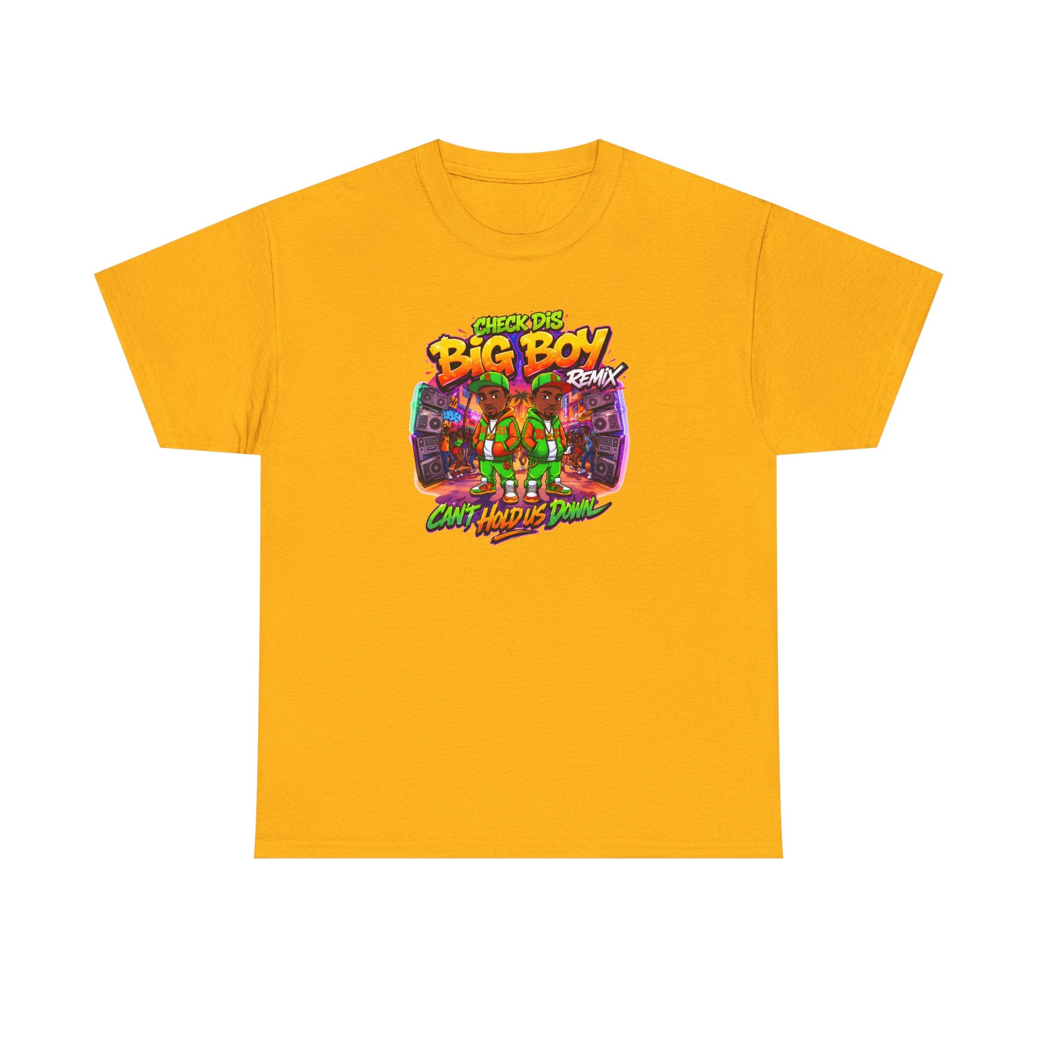 T-Shirt — " Check Dis Big Boy Remix" Retro Arcade Graphic Tee