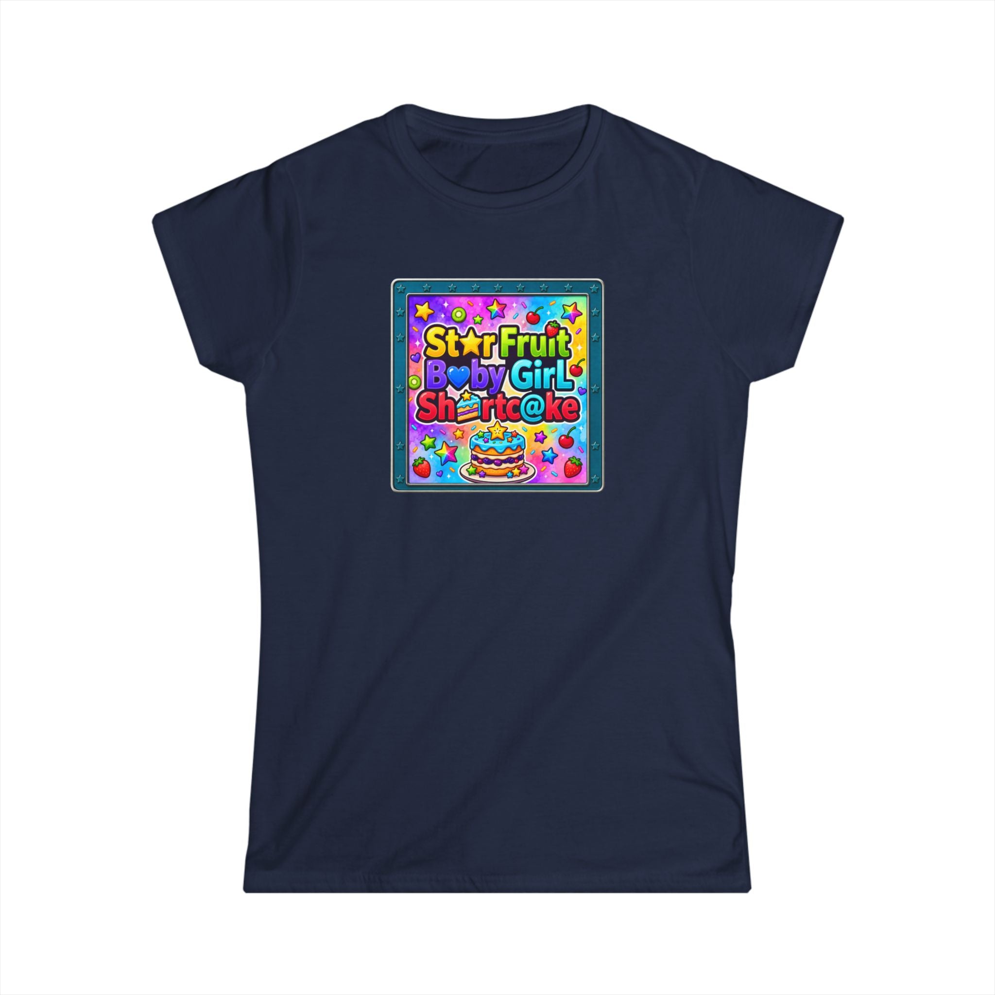 "Star Fruit Baby Girl" Tee — Colorful Starfruit Graphic T-Shirt