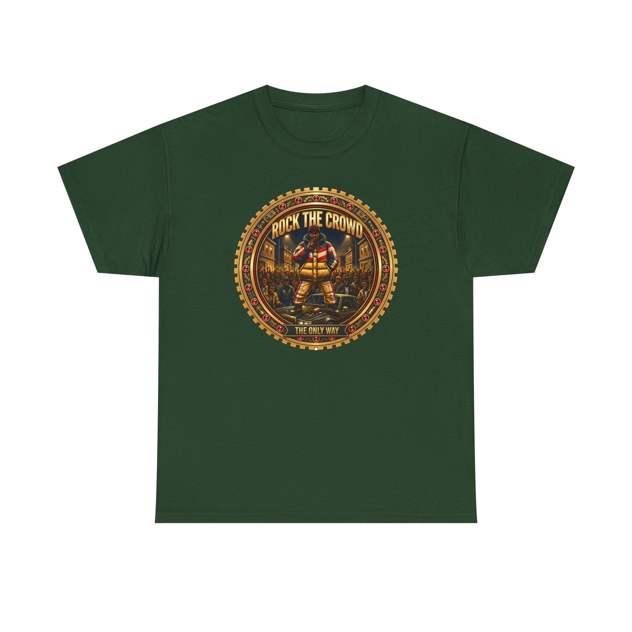 "Rock the Crowd" Tee — Vintage Concert Graphic Shirt