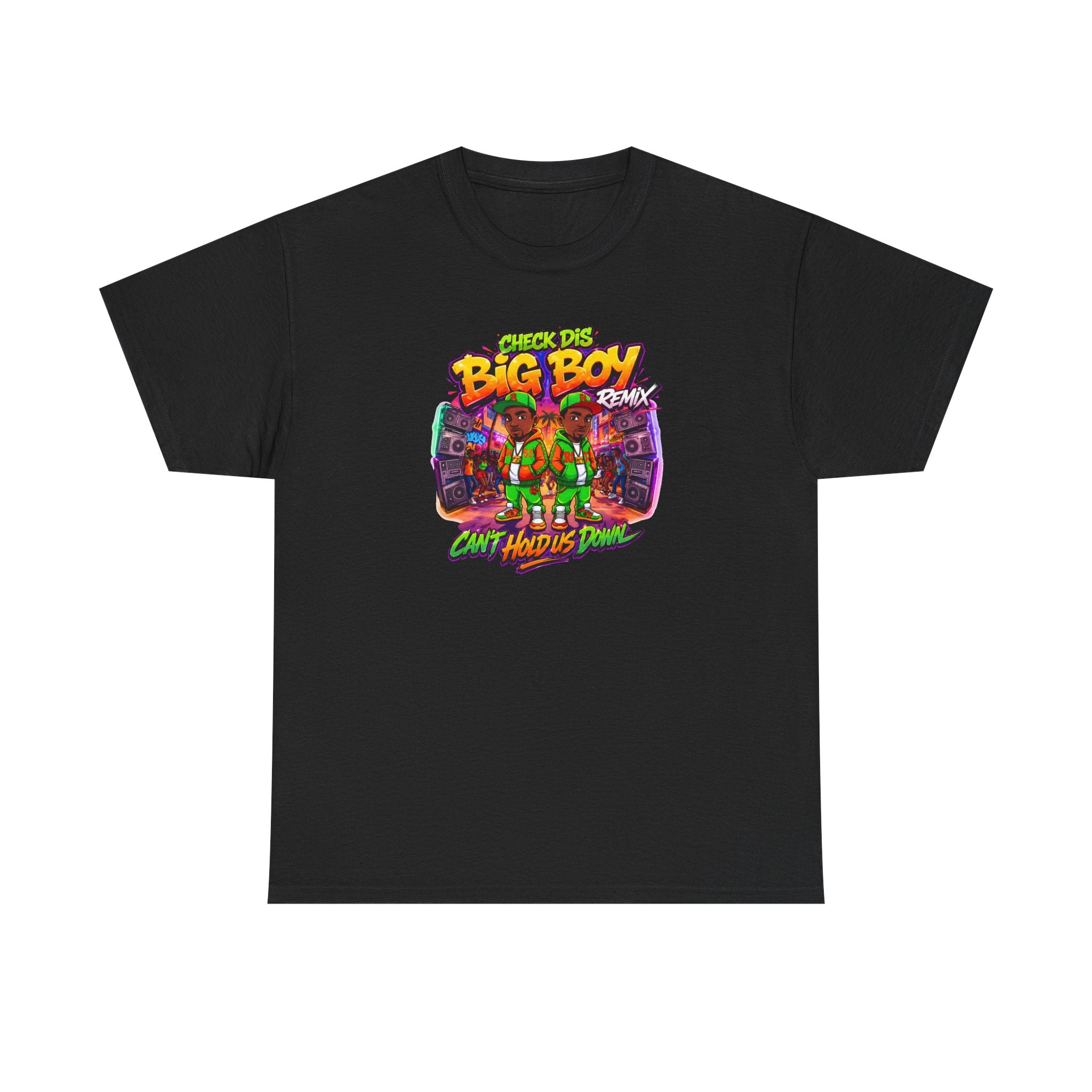 T-Shirt — " Check Dis Big Boy Remix" Retro Arcade Graphic Tee