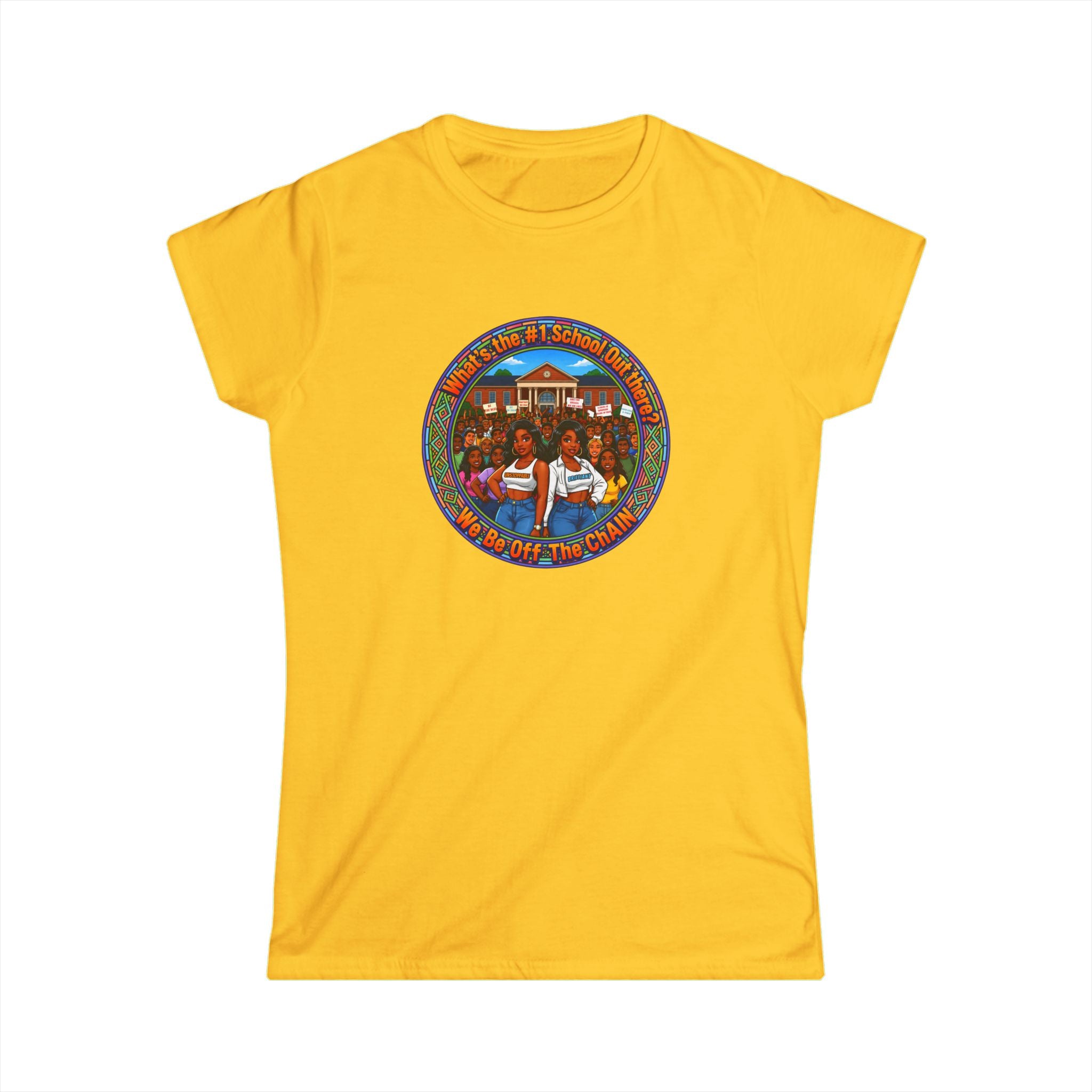Women's Tee — Retro Graphic "What's The#1SchoolOutThere" Summer Vacation Shirt