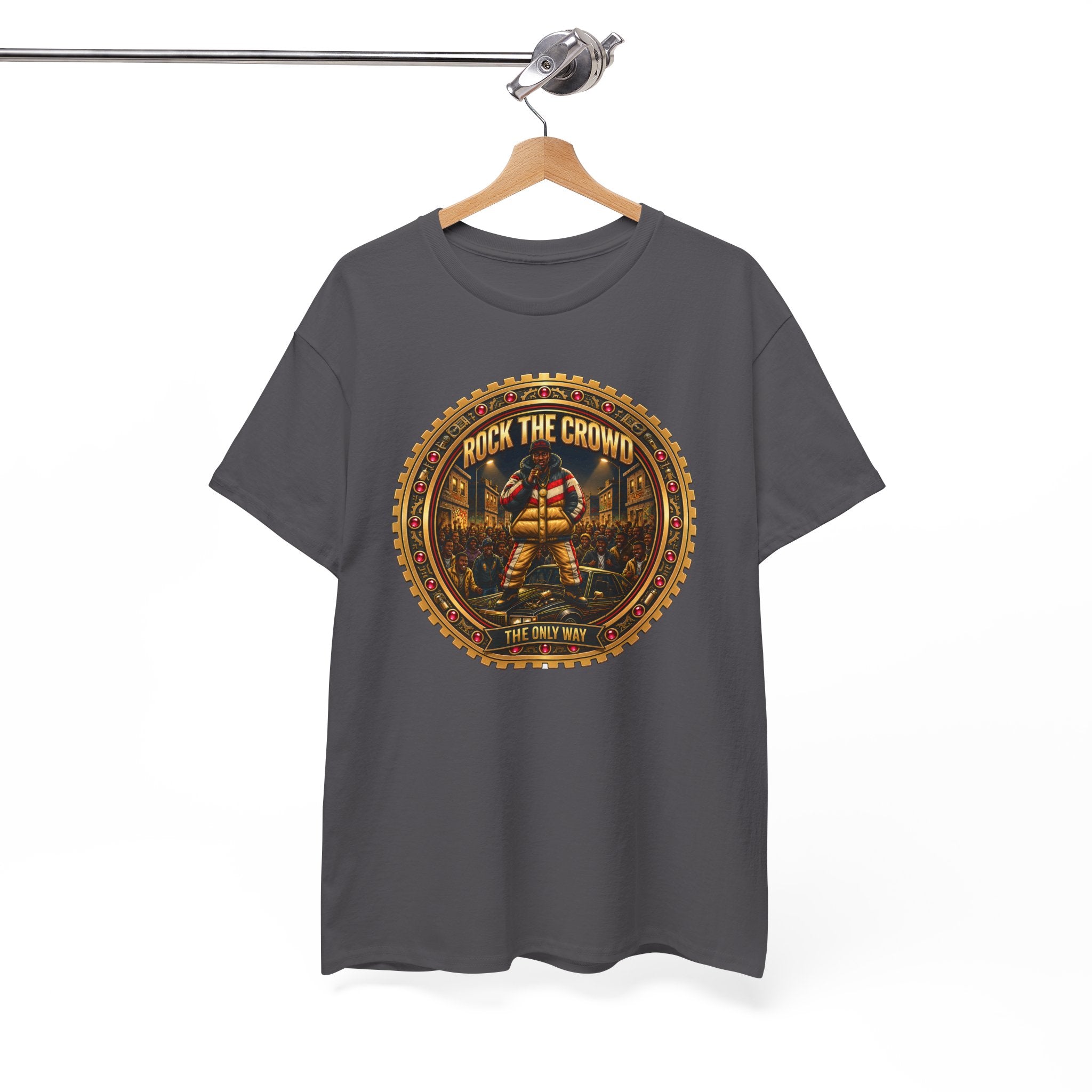 "Rock the Crowd" Tee — Vintage Concert Graphic Shirt