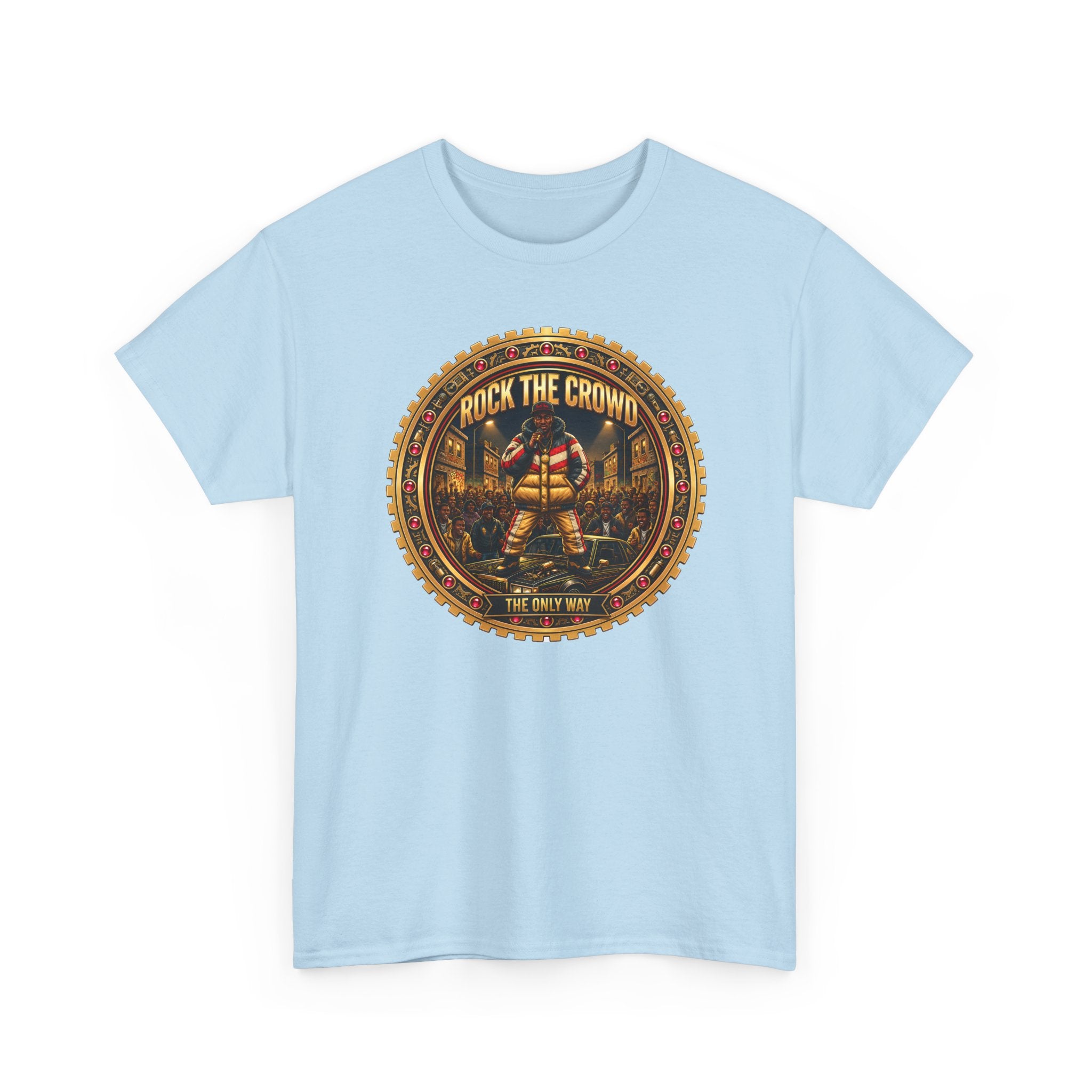 "Rock the Crowd" Tee — Vintage Concert Graphic Shirt