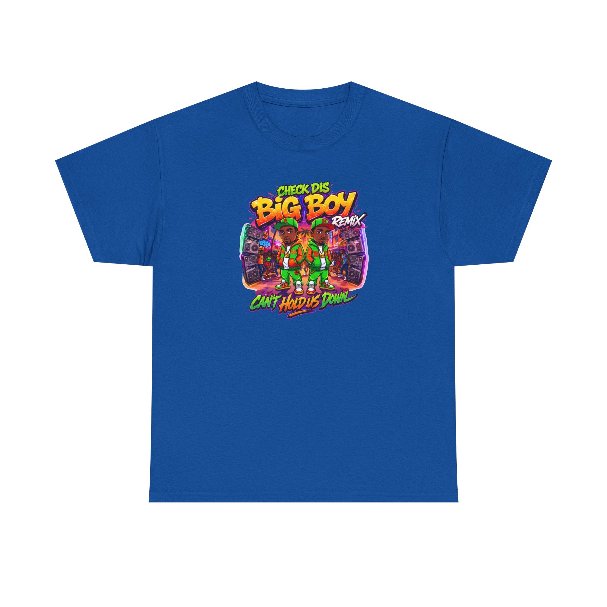 T-Shirt — " Check Dis Big Boy Remix" Retro Arcade Graphic Tee