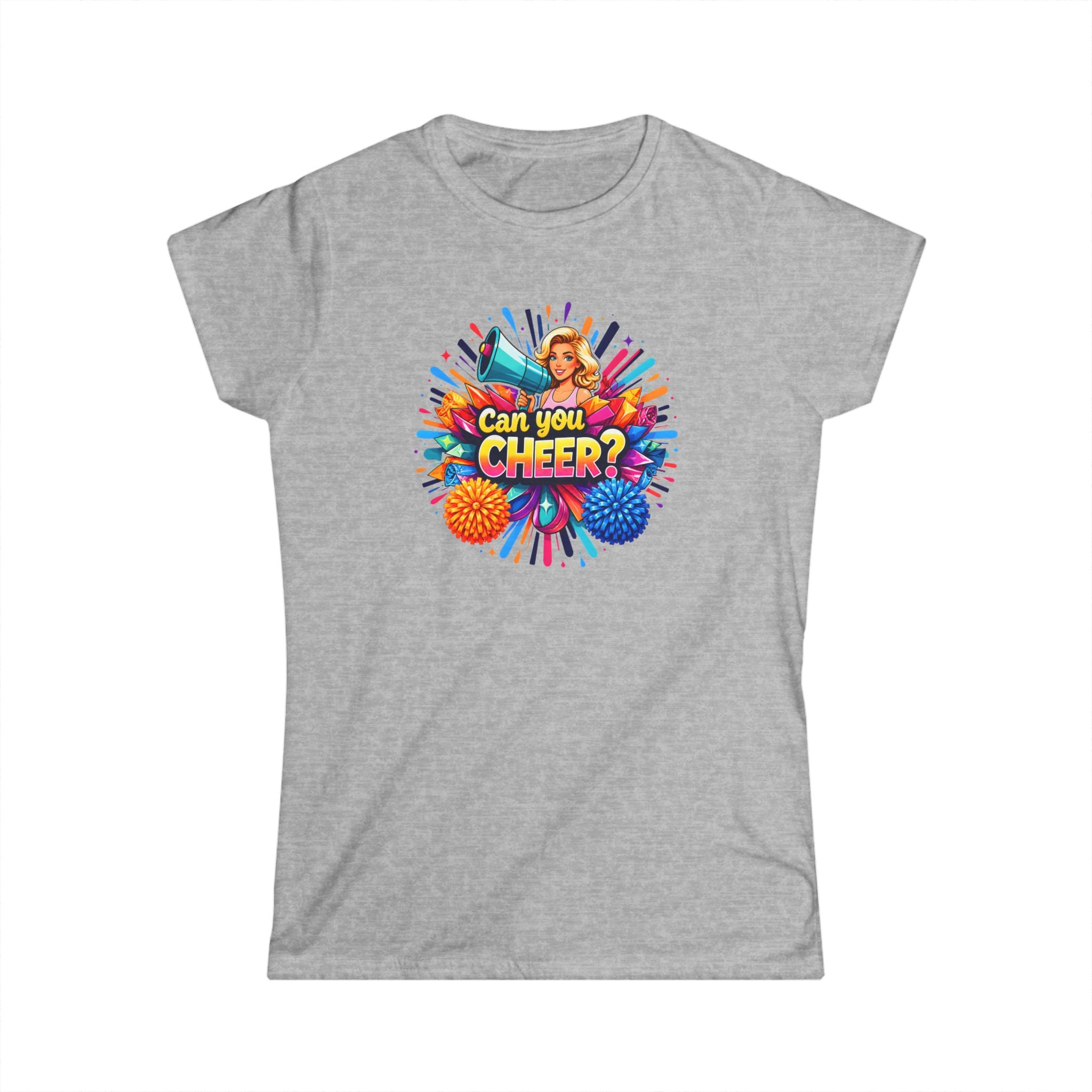 Can You Cheer? Women's Cheerleading Graphic Tee