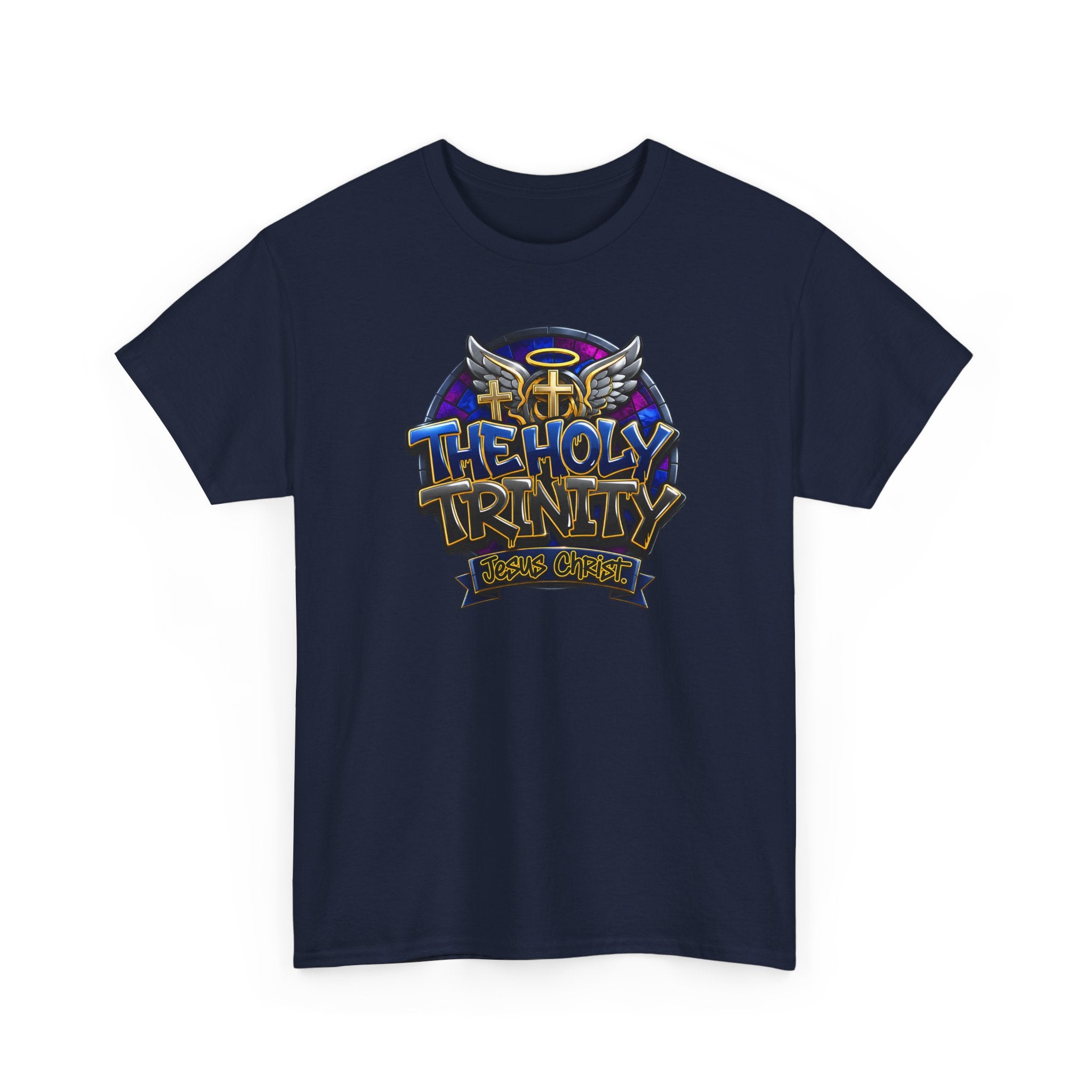 The Holy Trinity Tee — Christian Faith Graphic T-Shirt