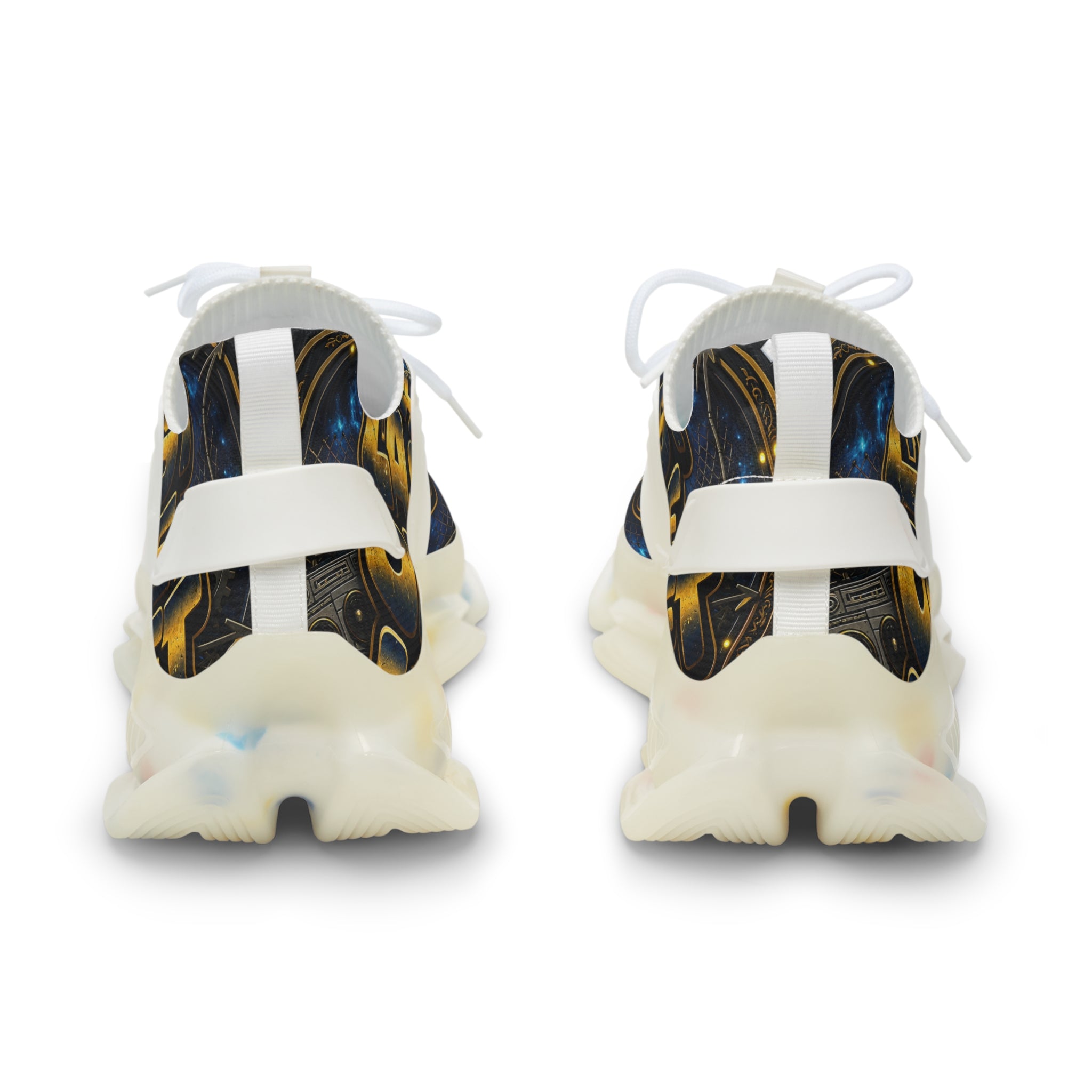 Mesh Sneakers — Bold 'The Last One Left' Graphic Athletic Shoes