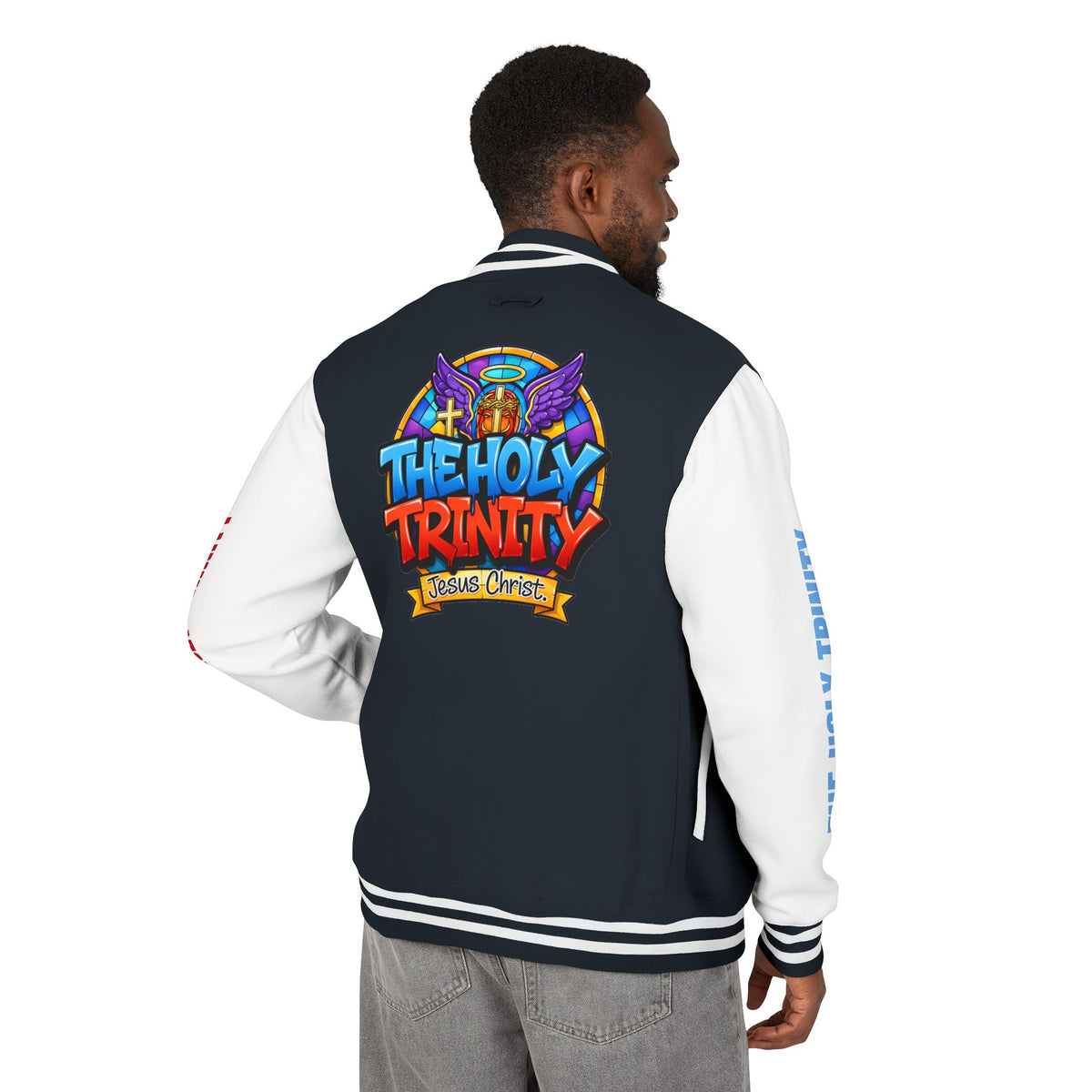 Letterman Jacket — "The Holy Trinity" Christian Varsity Jacket