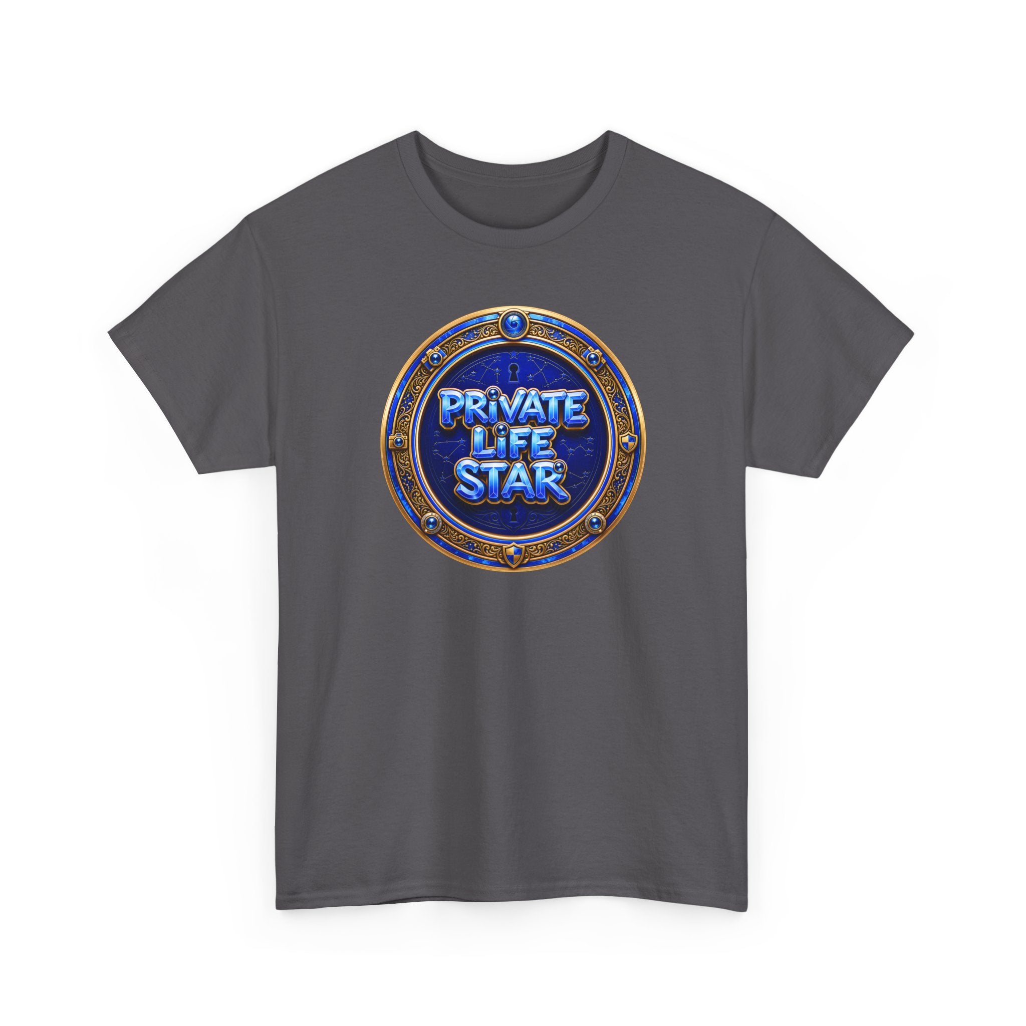 "Private Life Star" T-Shirt — Retro Badge Graphic Tee