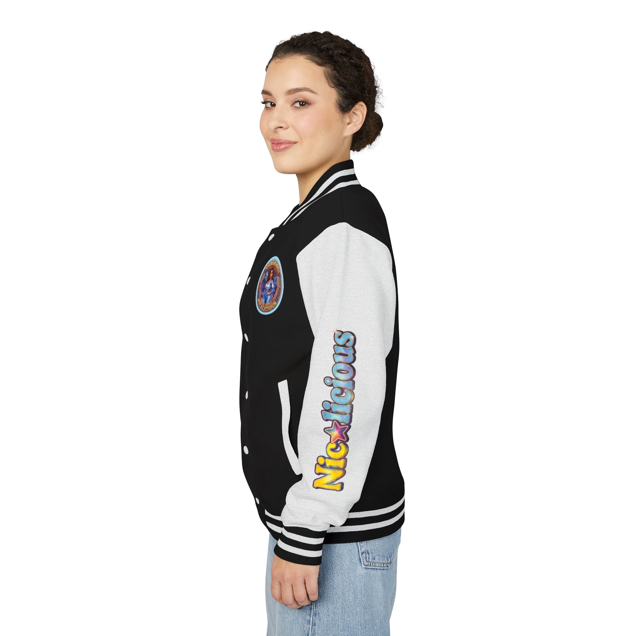"Nicalicious" Letterman Jacket — Retro Varsity Jacket