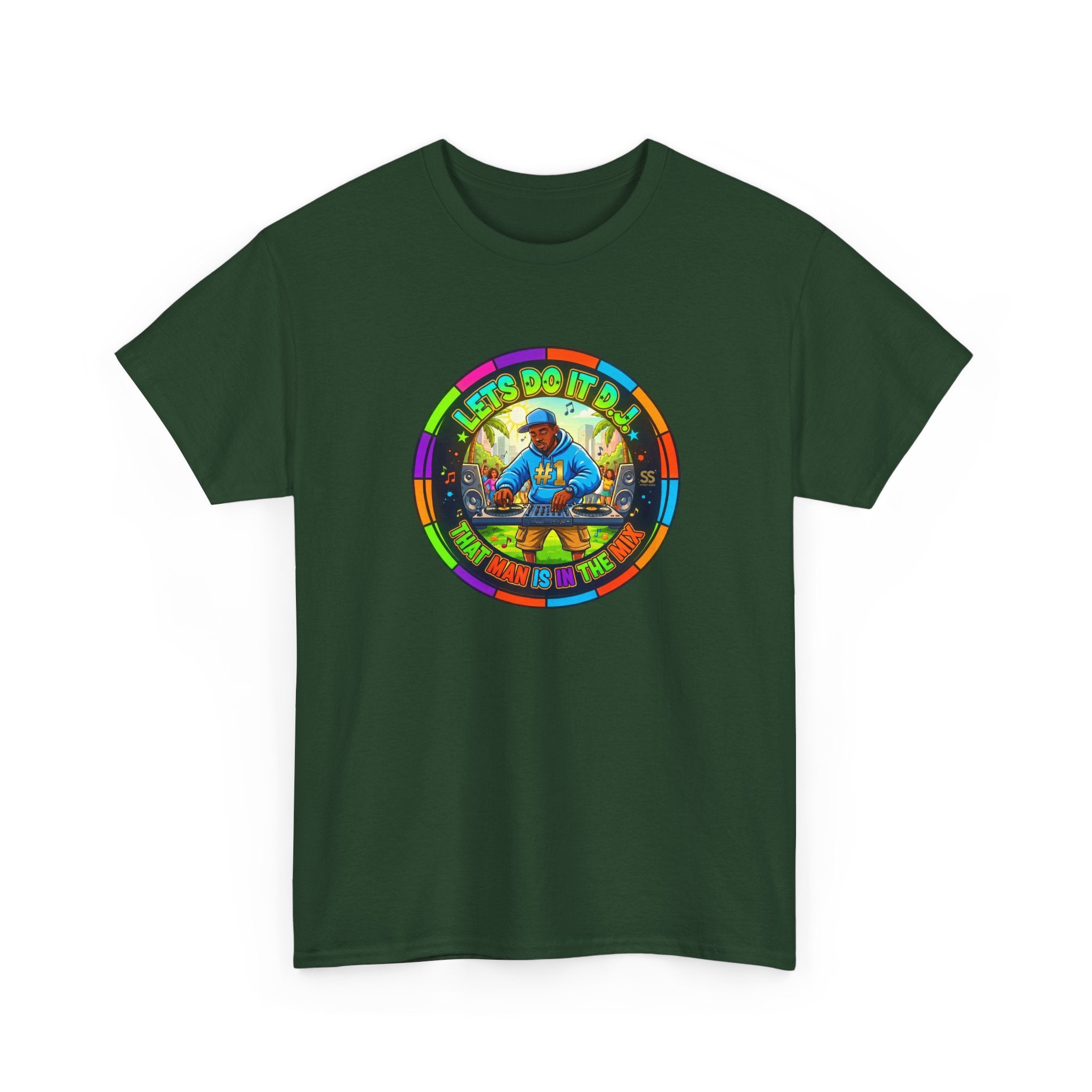 T-Shirt — "Let's Do It Dj!" Retro Camper Road Trip Graphic Tee