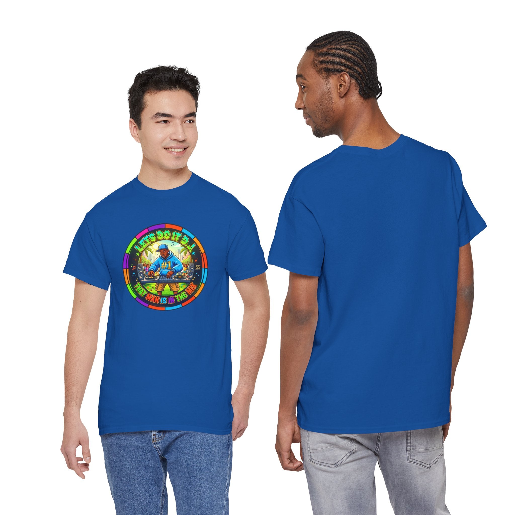T-Shirt — "Let's Do It Dj!" Retro Camper Road Trip Graphic Tee