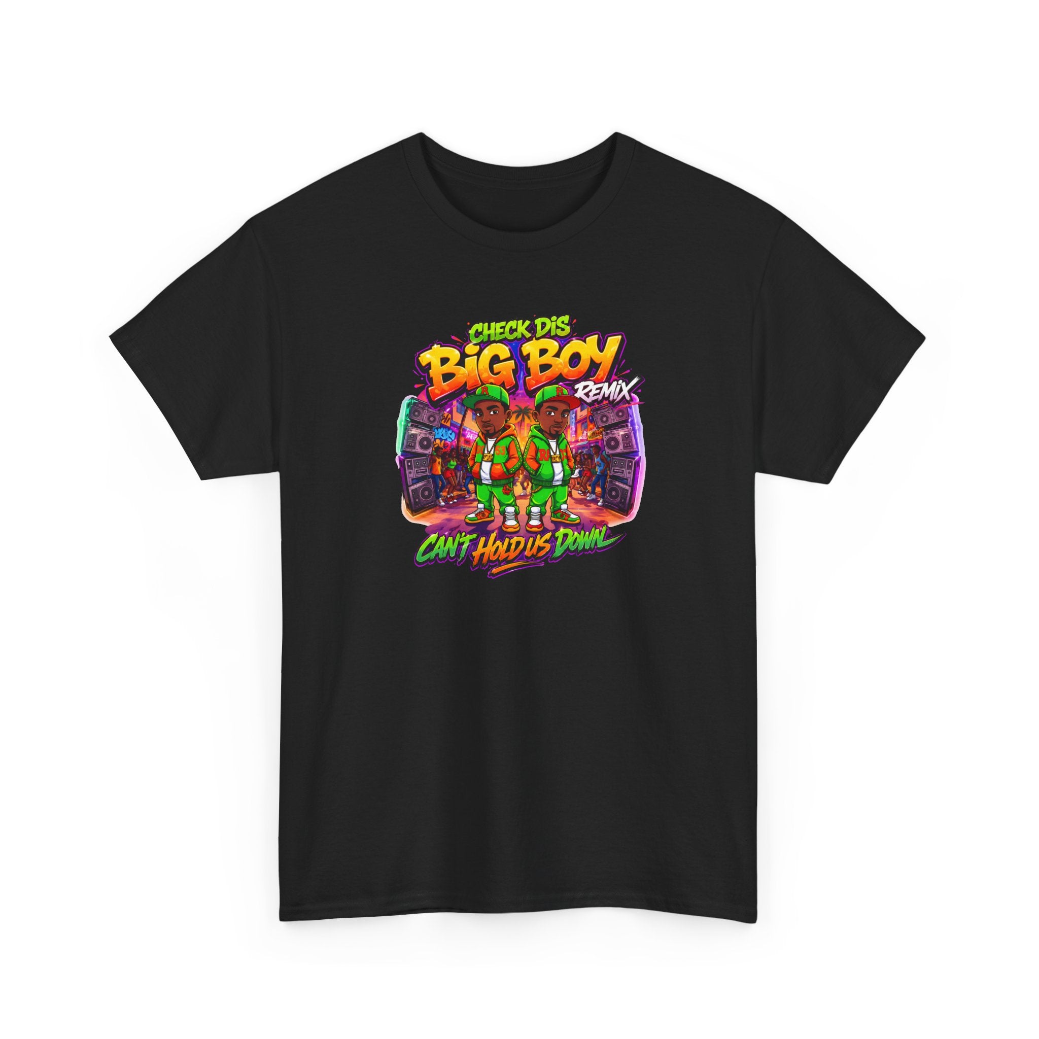 T-Shirt — " Check Dis Big Boy Remix" Retro Arcade Graphic Tee