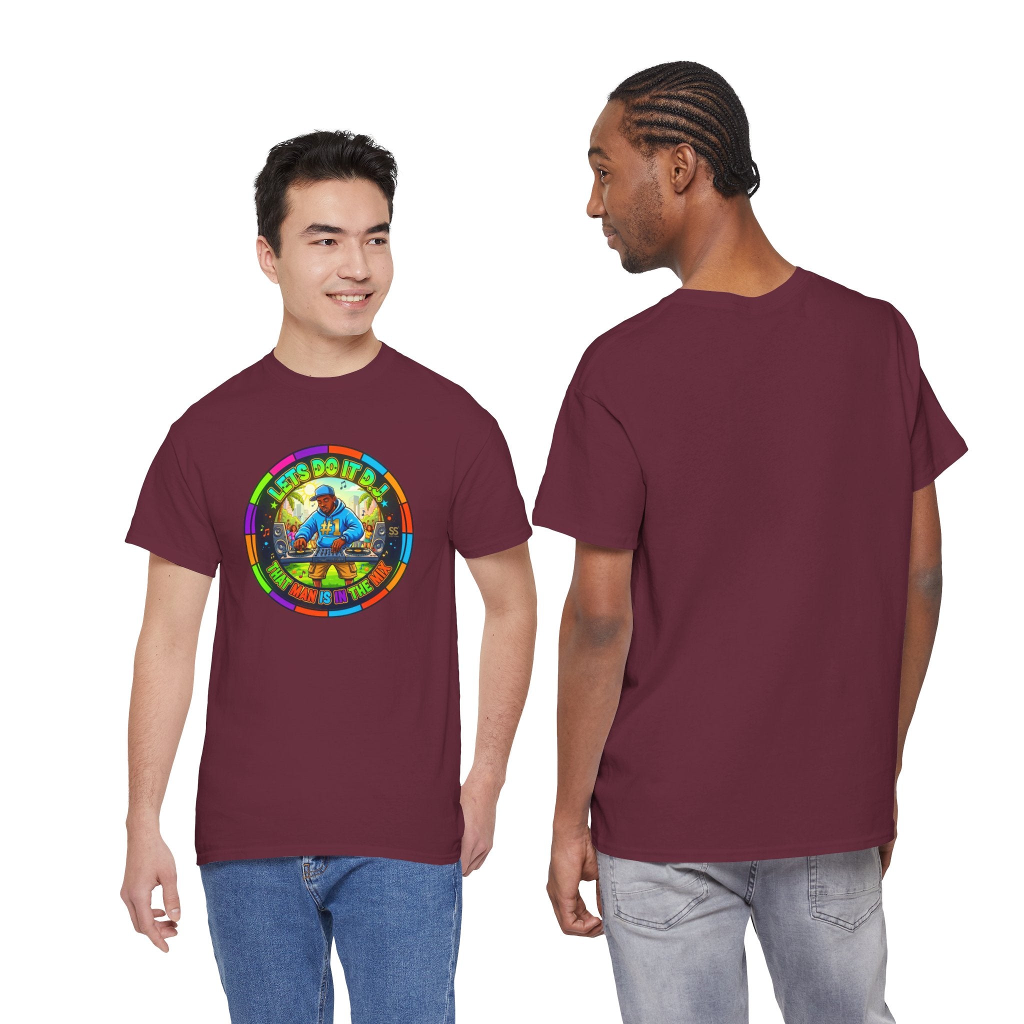 T-Shirt — "Let's Do It Dj!" Retro Camper Road Trip Graphic Tee