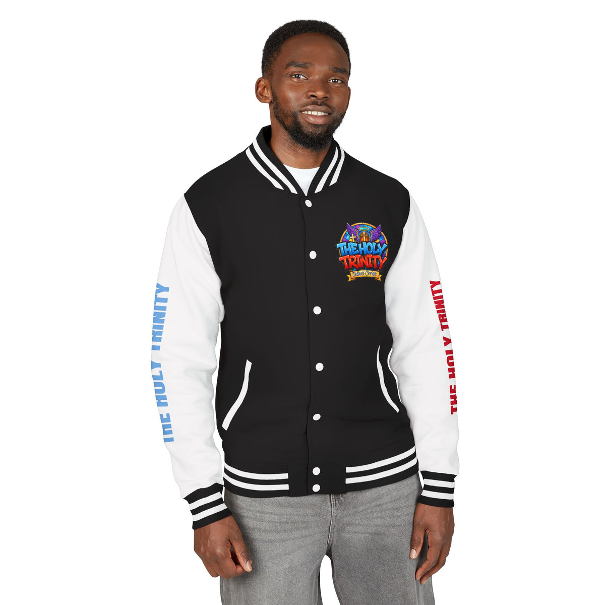 Letterman Jacket — "The Holy Trinity" Christian Varsity Jacket
