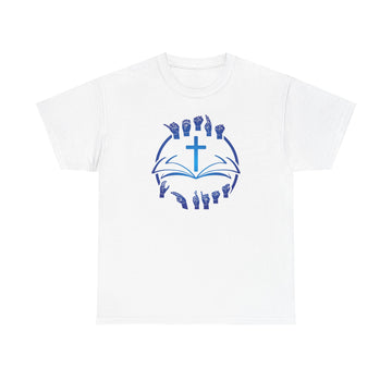 "Christian Bible Cross Sign Language "T-Shirt — Faith Prayer Hands Tee