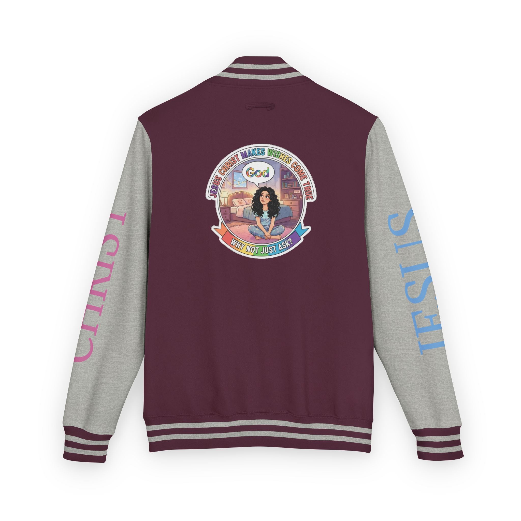 Spiritual Soul Seeker – "Why not just ask"  — Retro Gamer Club Varsity Jacket