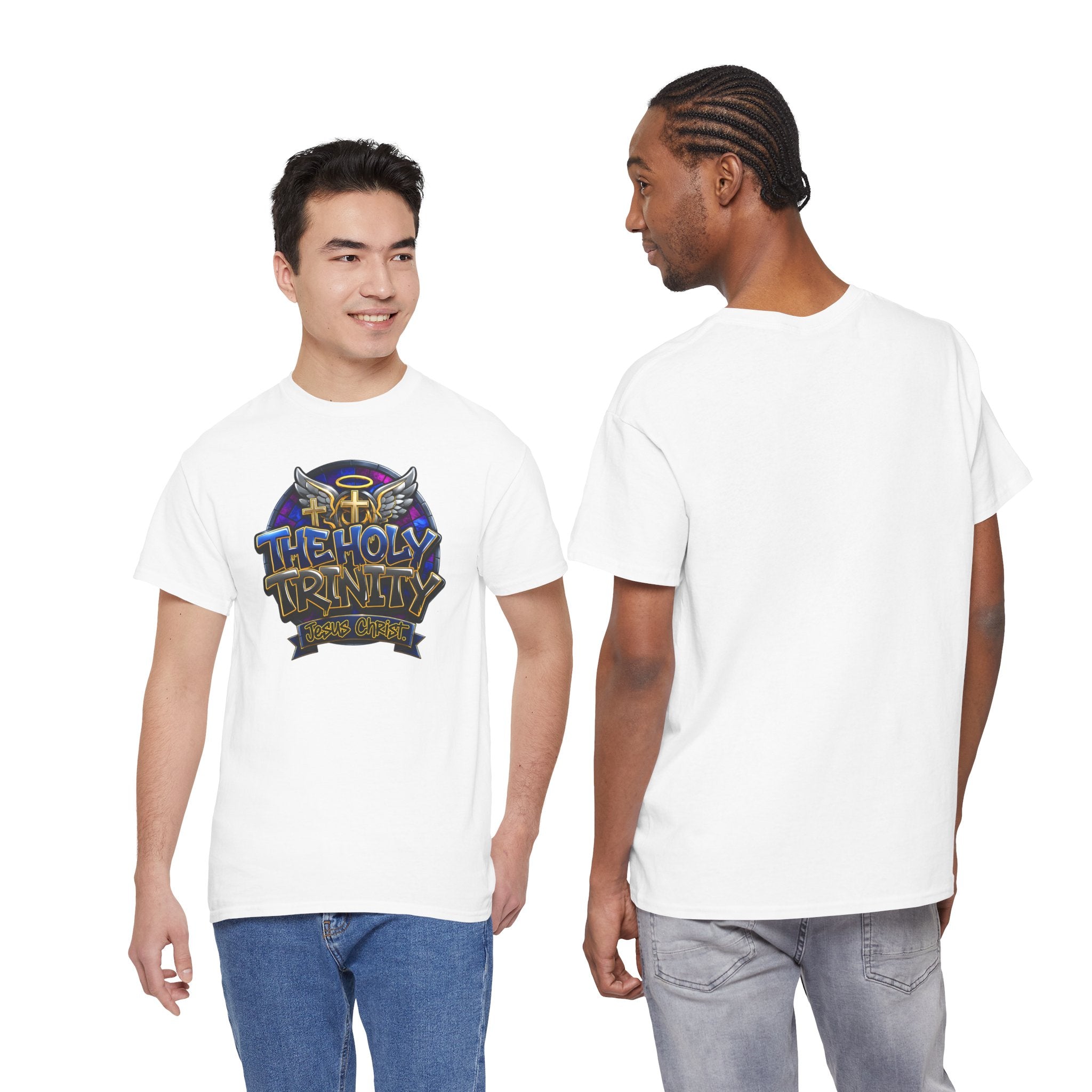 The Holy Trinity Tee — Christian Faith Graphic T-Shirt