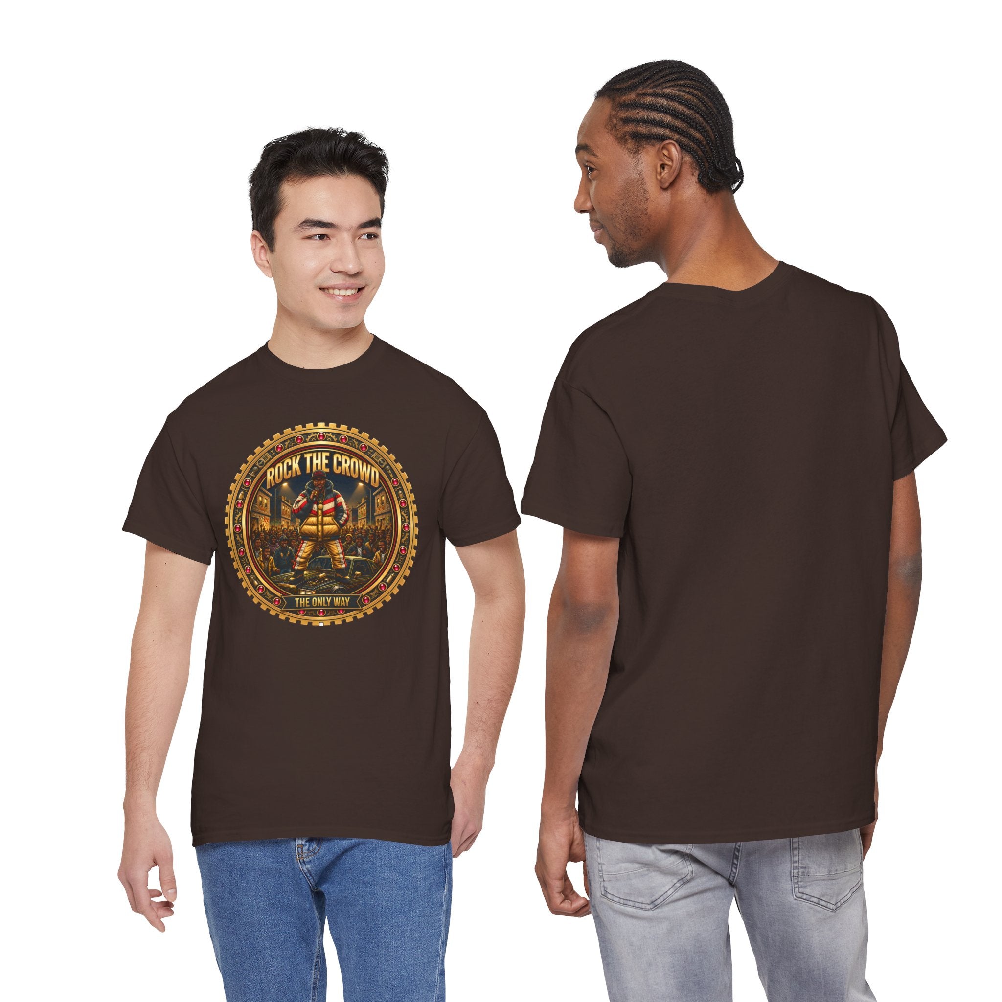 "Rock the Crowd" Tee — Vintage Concert Graphic Shirt