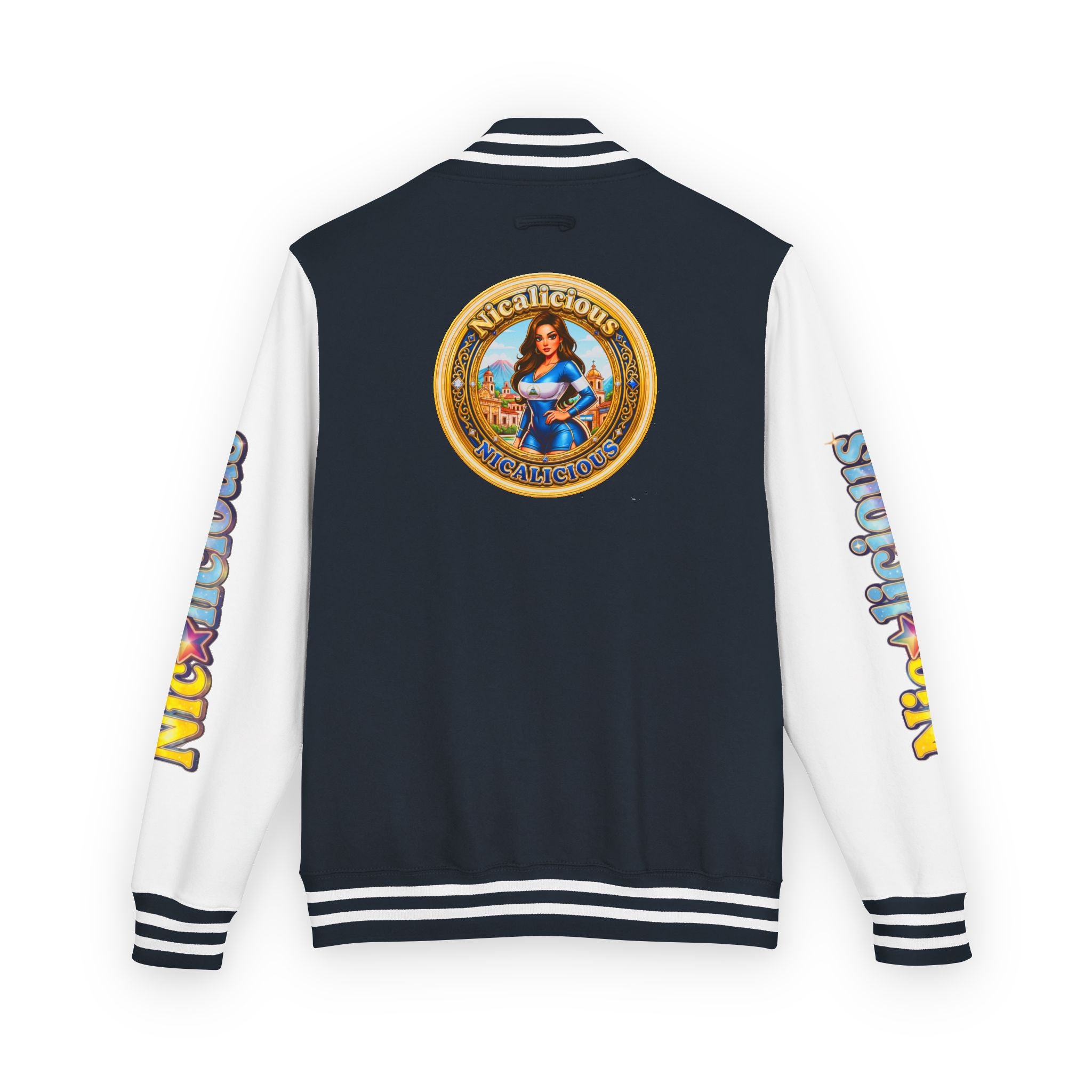 Letterman Jacket — 'Nicalicious' Retro Varsity Bomber