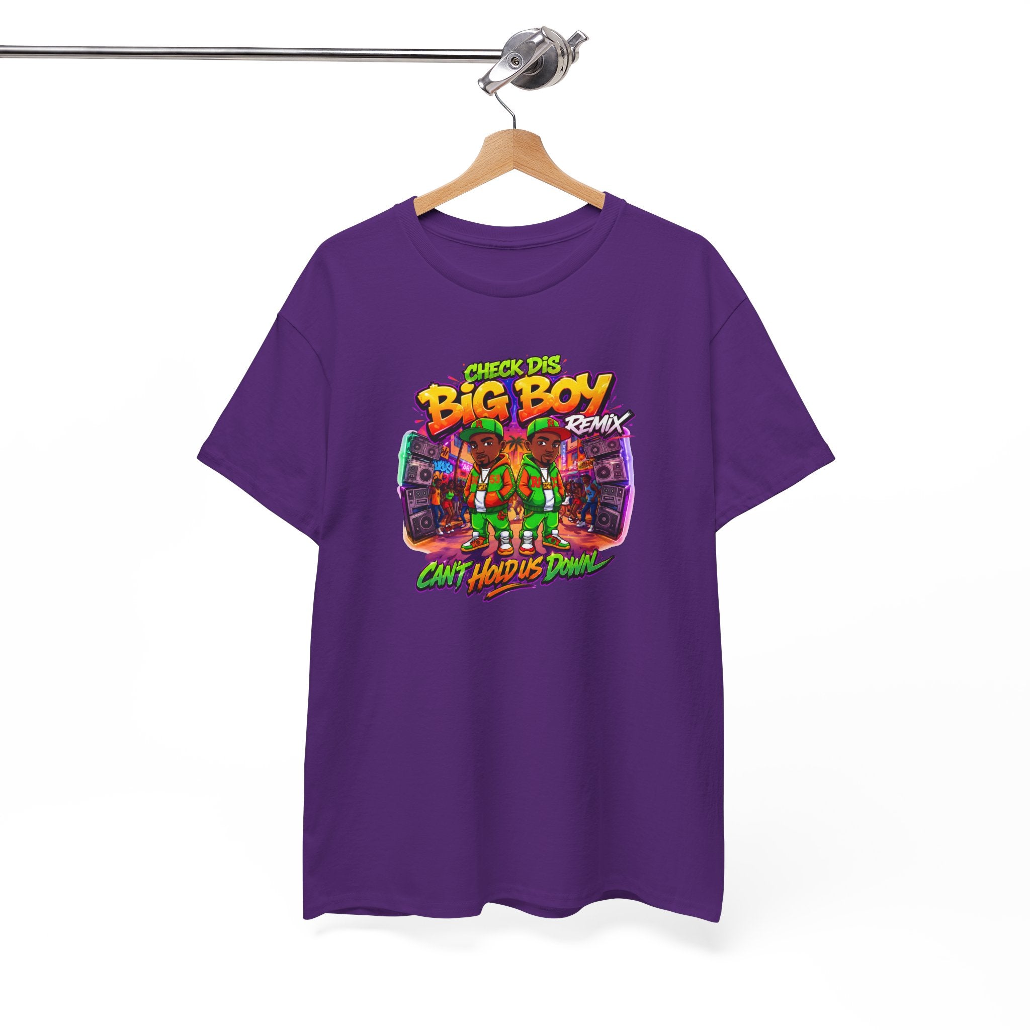 T-Shirt — " Check Dis Big Boy Remix" Retro Arcade Graphic Tee