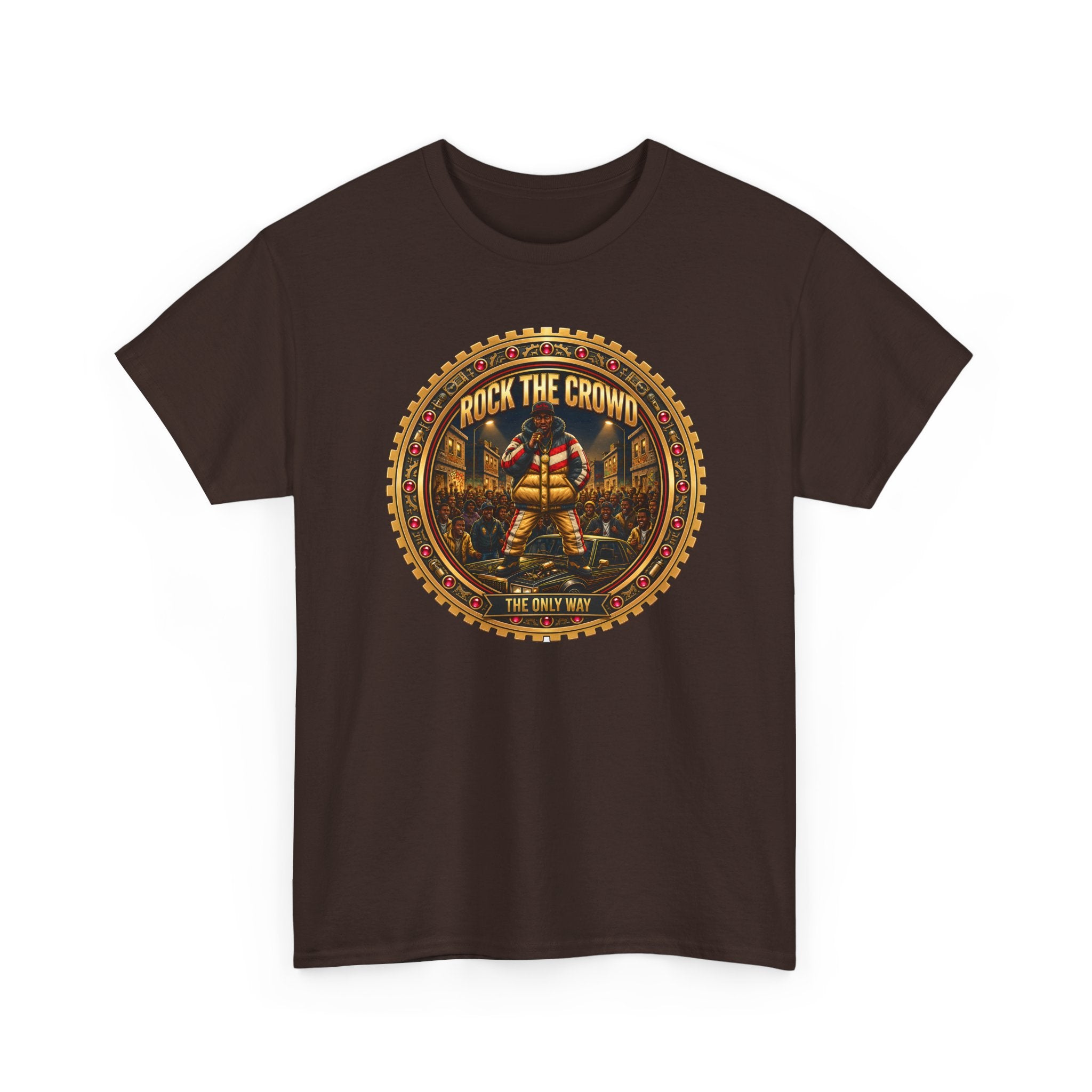 "Rock the Crowd" Tee — Vintage Concert Graphic Shirt