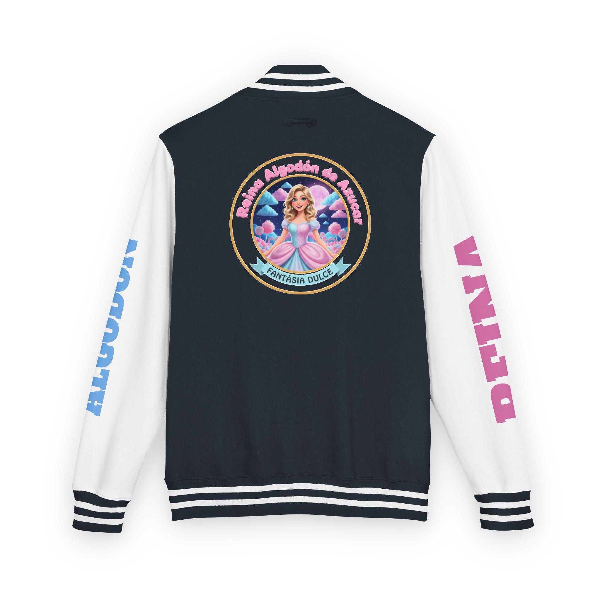 Letterman Jacket — Reina Algodón de Azucar-  Circle Logo