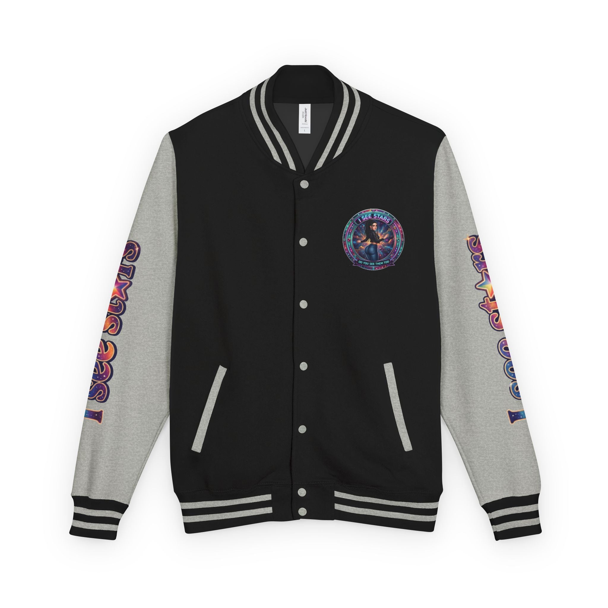 Heavyweight Letterman Jacket "I See Stars"