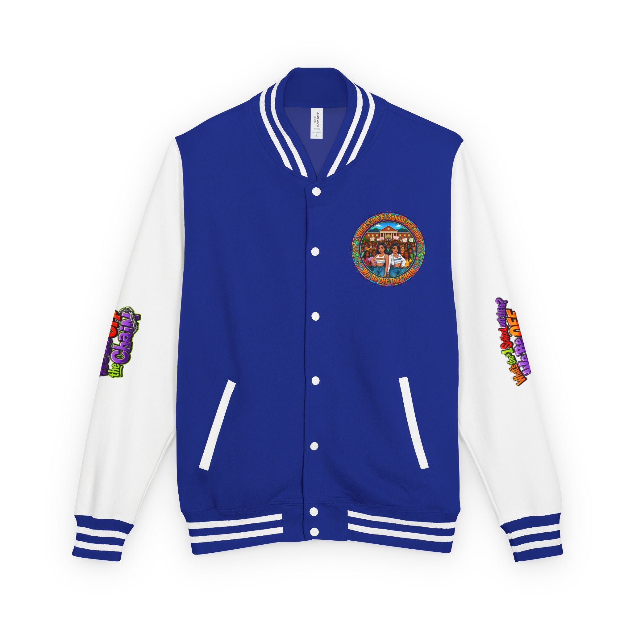 Letterman Jacket — Retro High School Crew Design (We’ll Be Off the Chain)