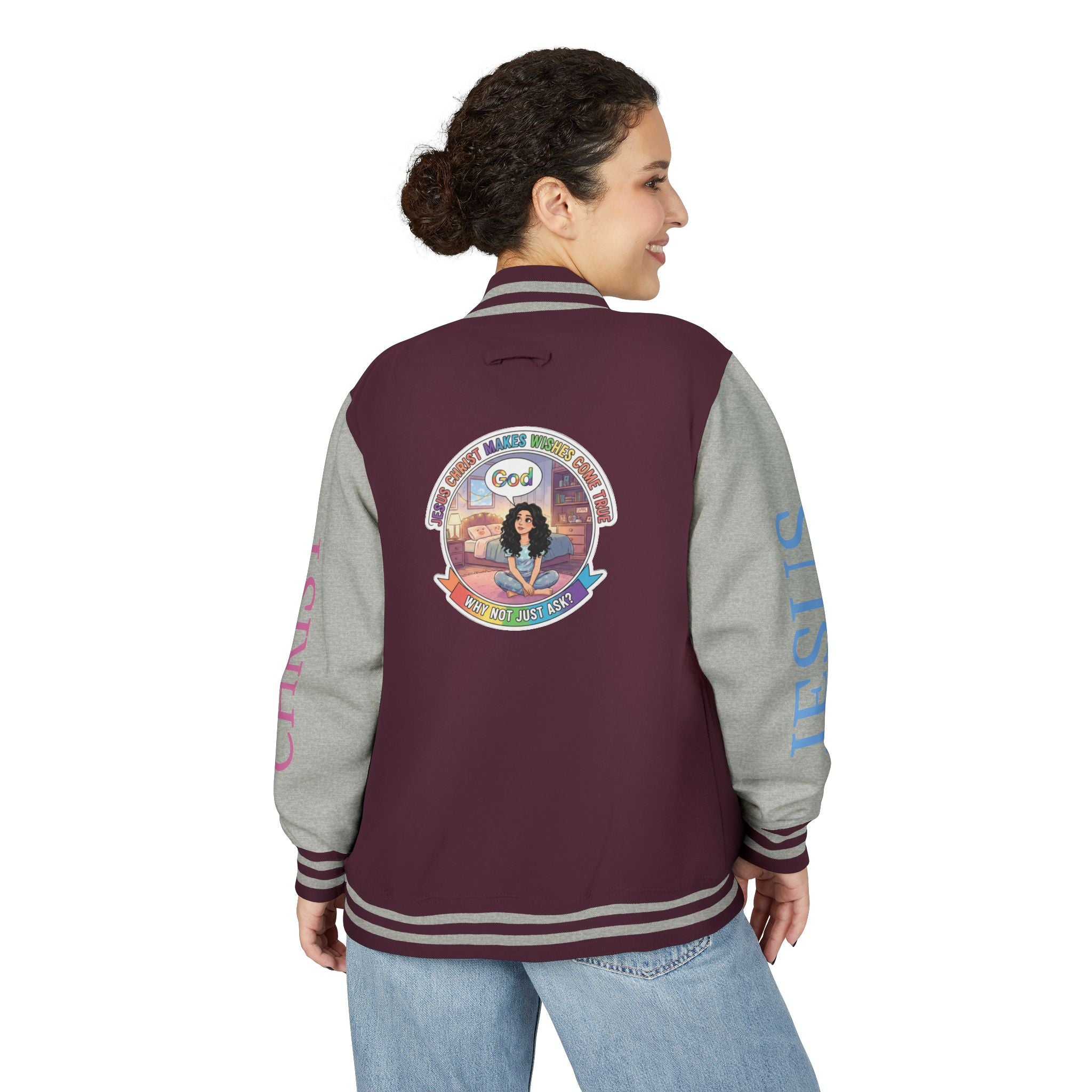 Spiritual Soul Seeker – "Why not just ask"  — Retro Gamer Club Varsity Jacket