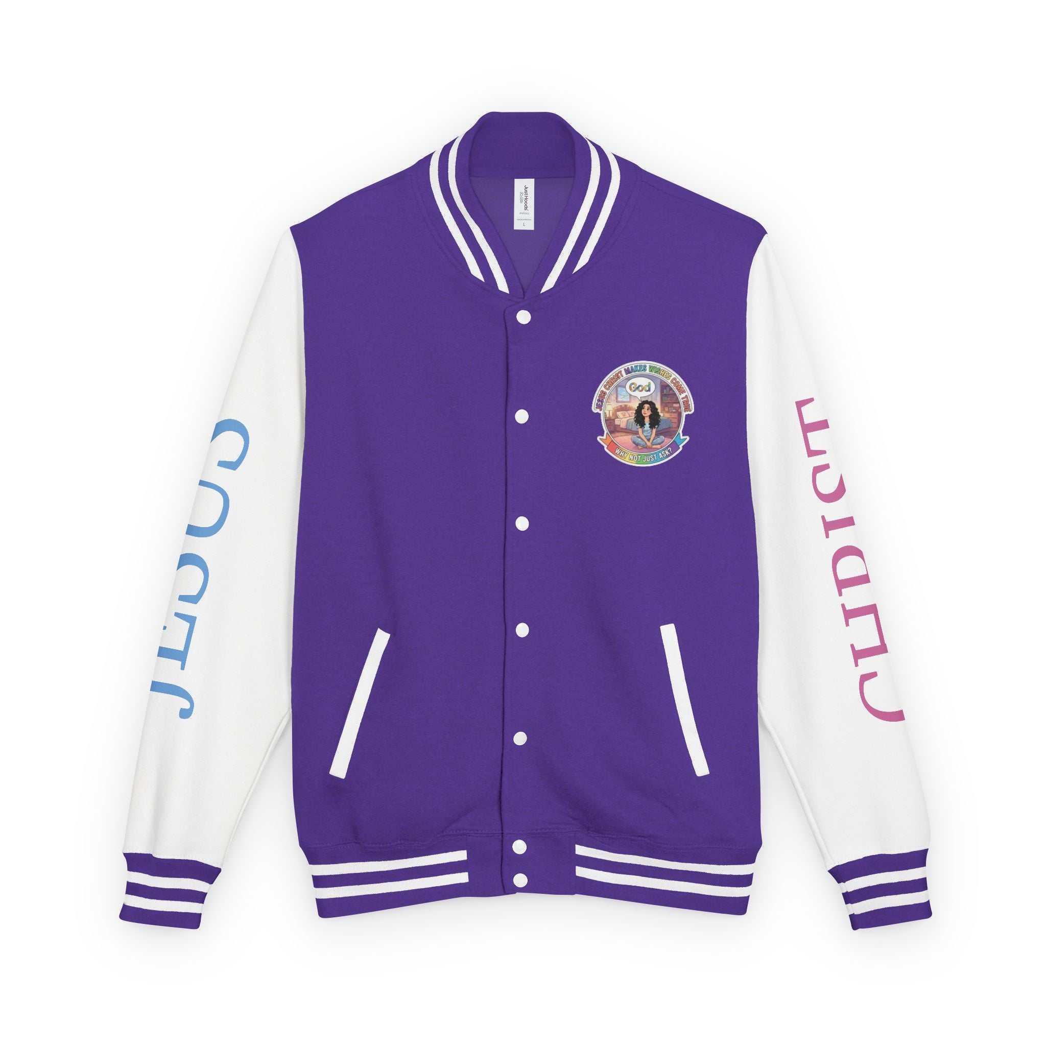 Spiritual Soul Seeker – "Why not just ask"  — Retro Gamer Club Varsity Jacket