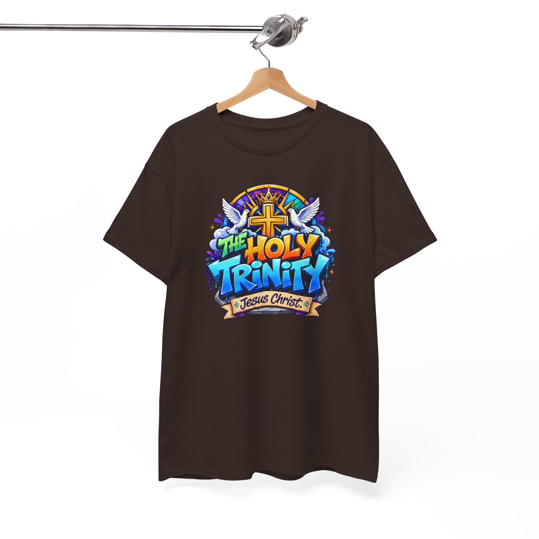 Christian Tee - "The Holy Trinity" Church Youth Graphic T-Shirt
