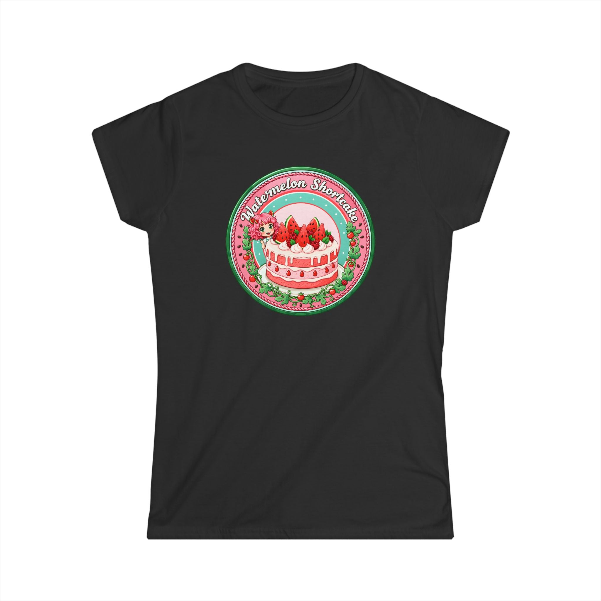 "Watermelon Shortcake" Vintage Badge T-Shirt