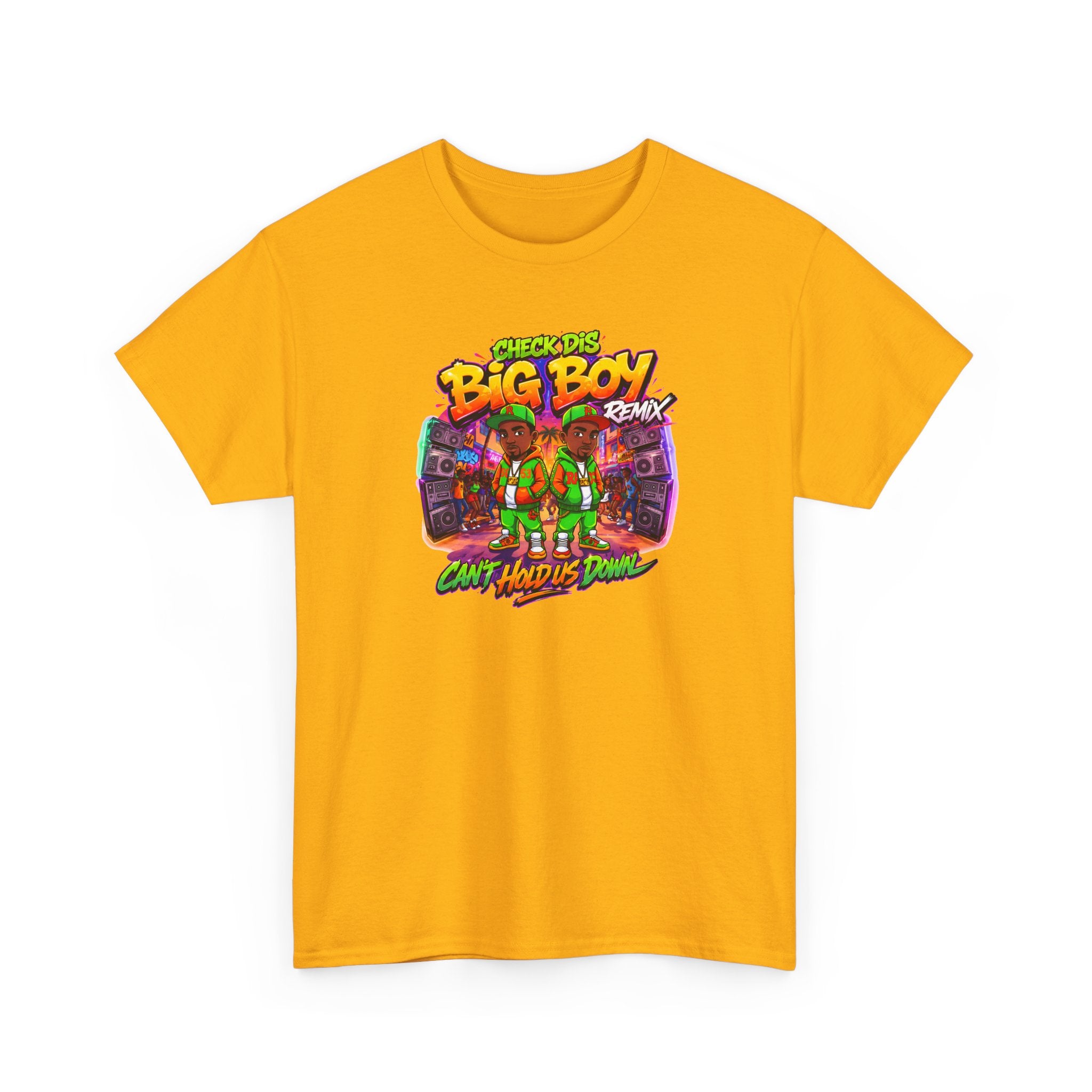 T-Shirt — " Check Dis Big Boy Remix" Retro Arcade Graphic Tee